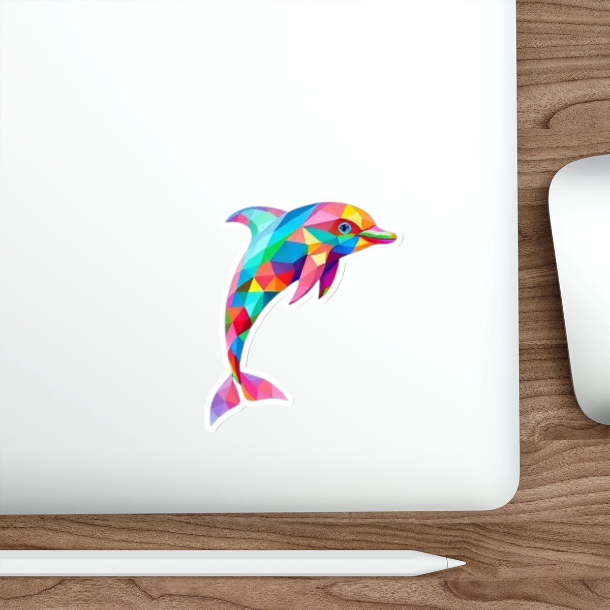 Die-Cut Stickers - Pride Dolphin - EqualiTees.Me