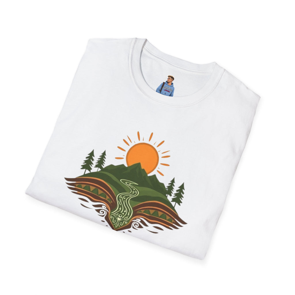 Mountain Scene Unisex Softstyle T-shirt