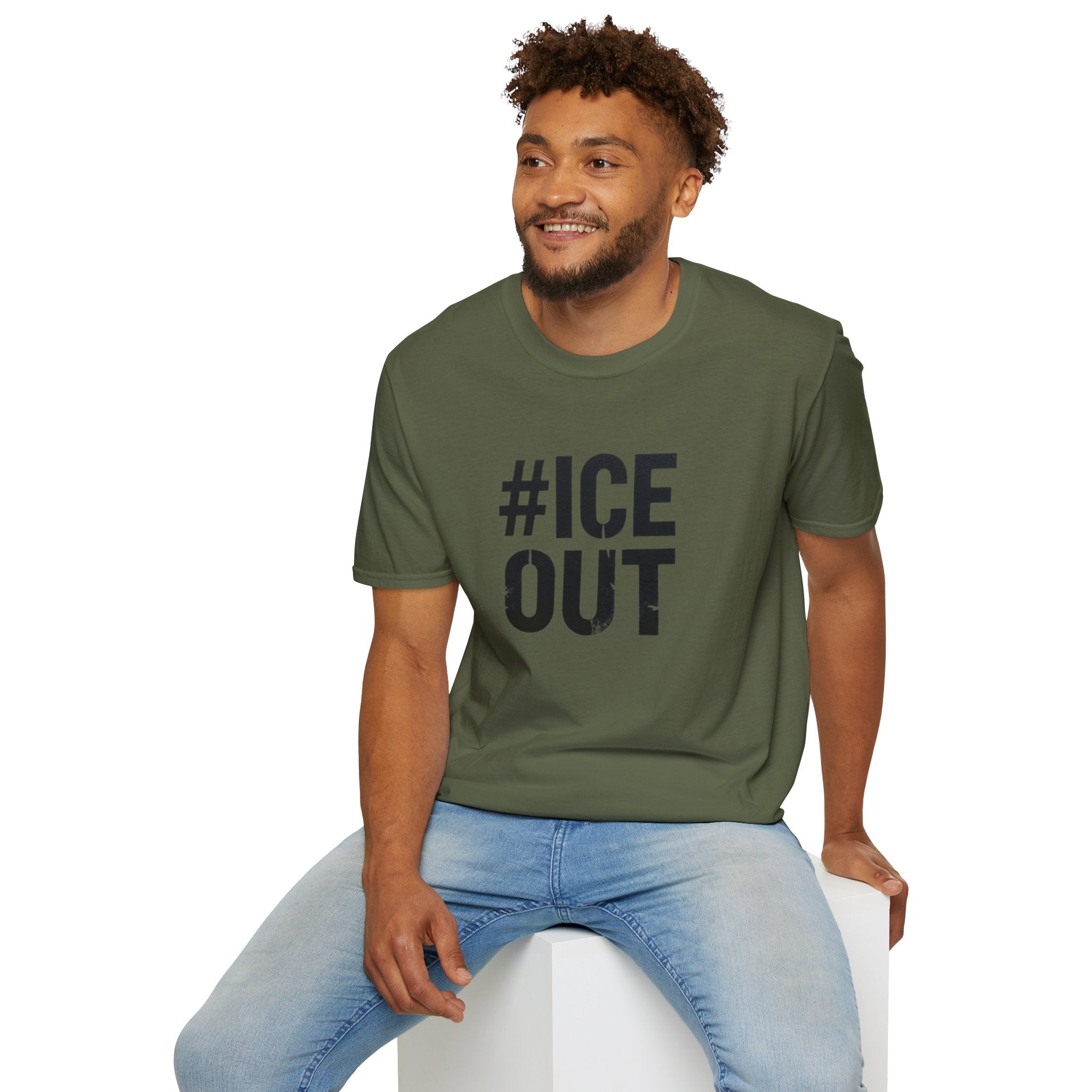 #ICE OUT Political Resistance T-Shirt