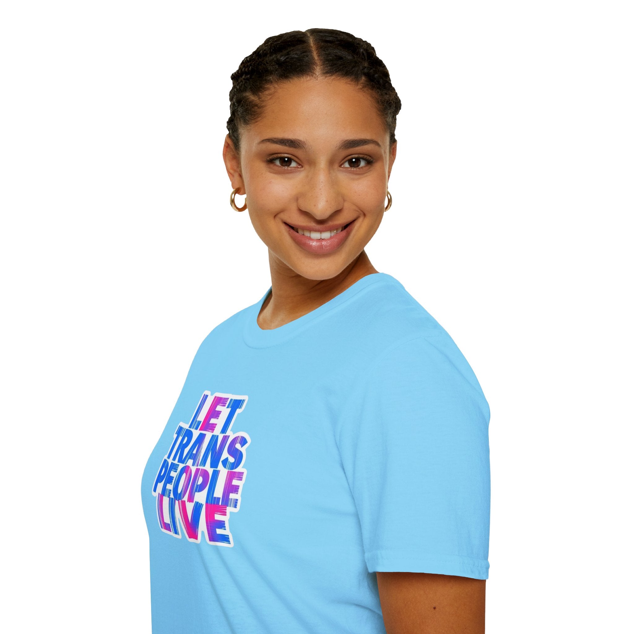 Let Trans People Live Unisex Softstyle T-Shirt