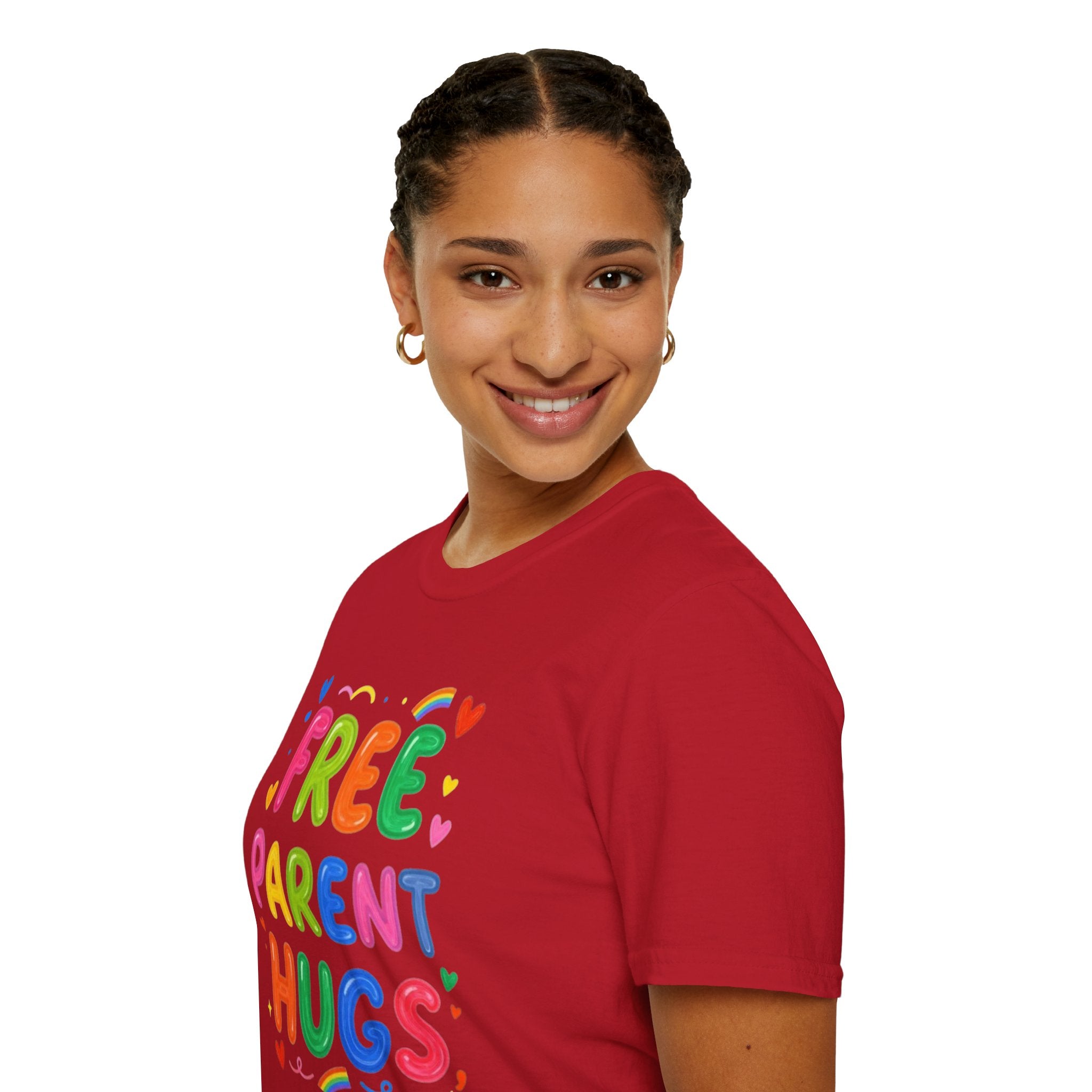 Free Parent Hugs Affirming T-Shirt