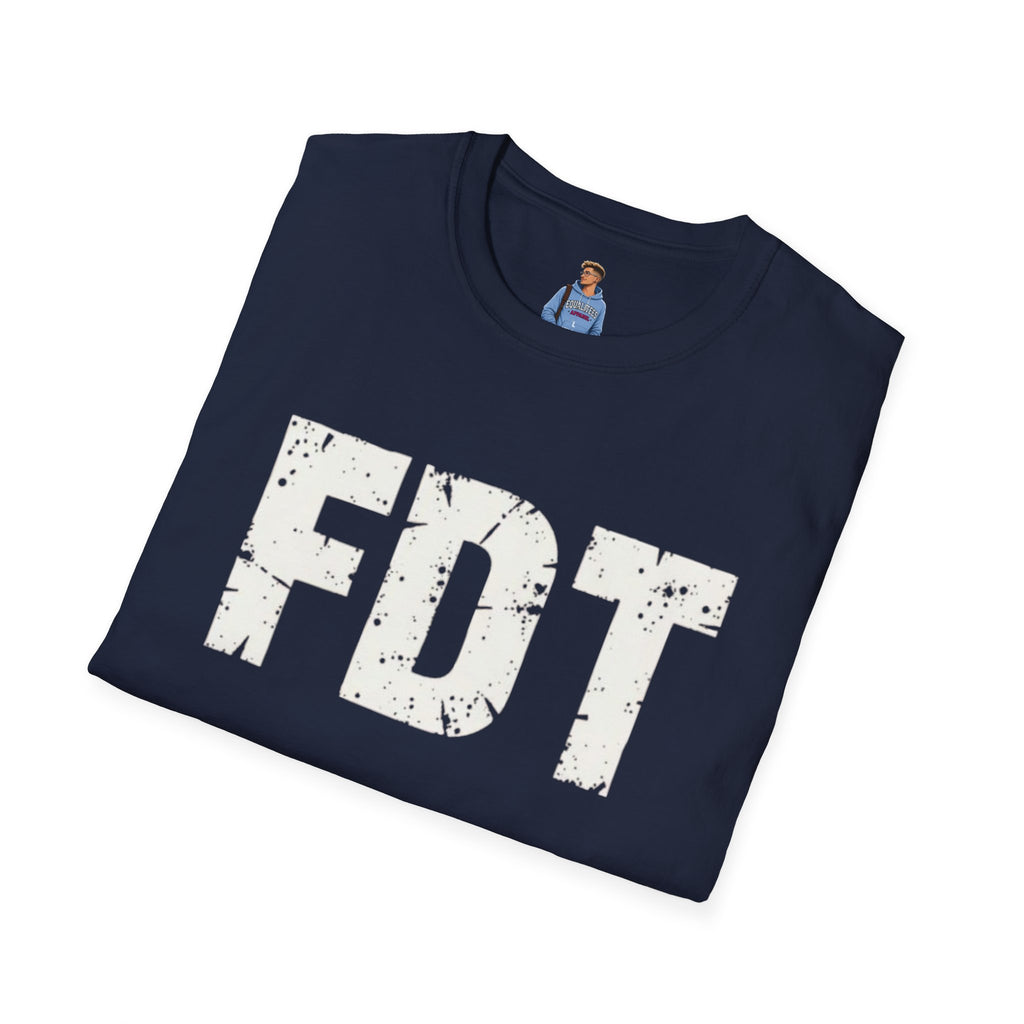 FDT Political Protest Distressed Graphic T-Shirt