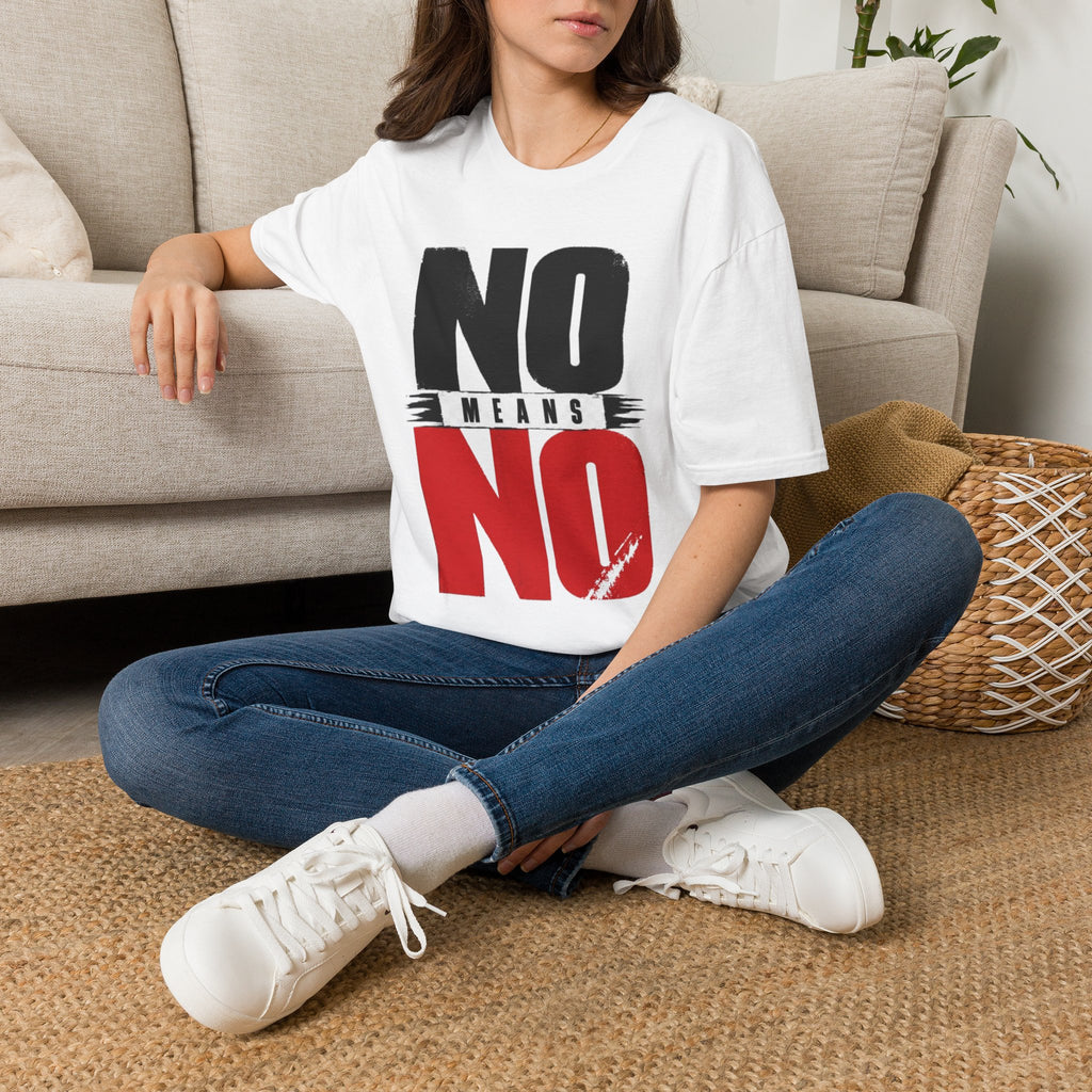 NO Means NO T-Shirt — Consent Awareness Graphic Tee