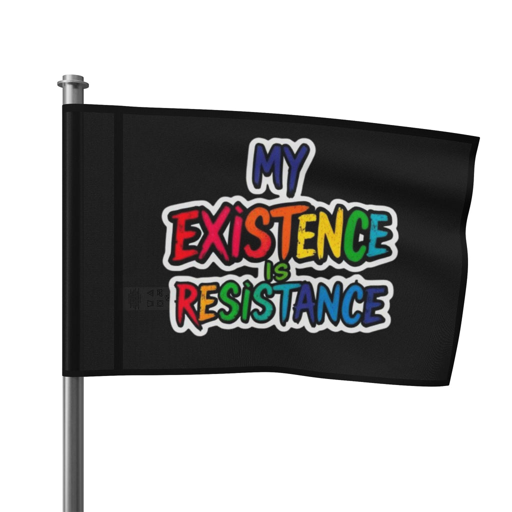 My Existence is Resistance Rainbow Pride Flag - EqualiTees.Me