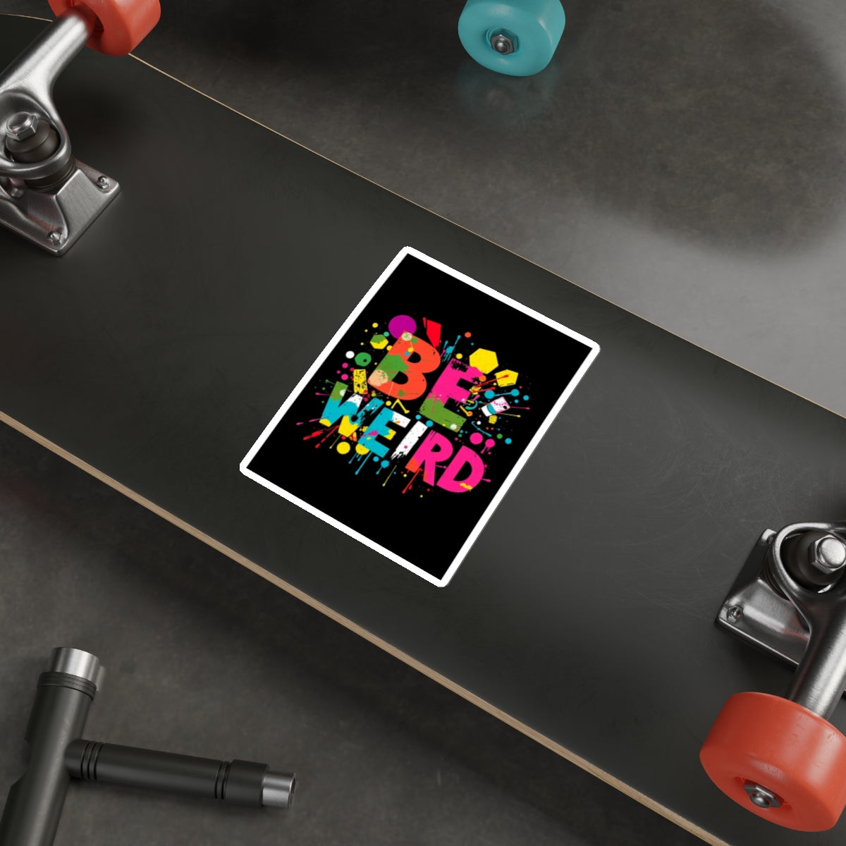 Be Weird Die-Cut Stickers