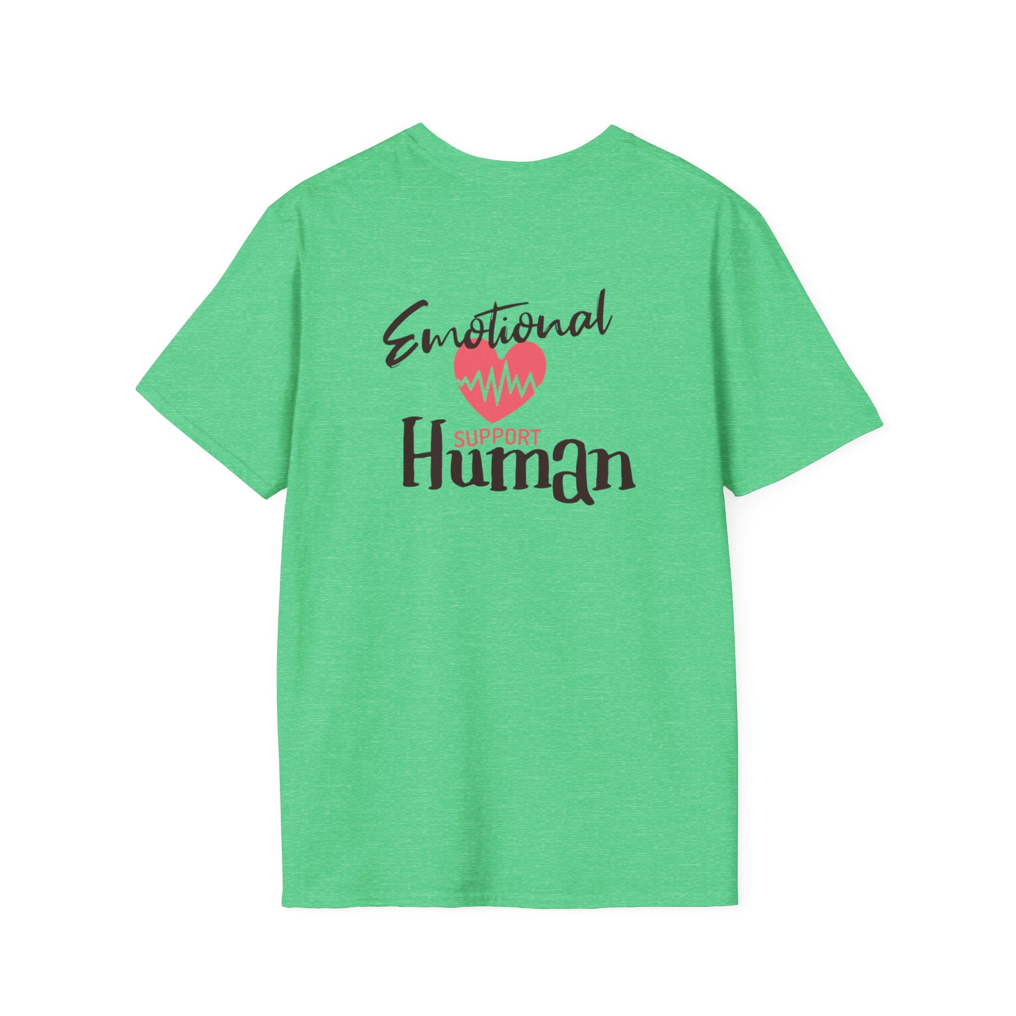 Camiseta unisex de estilo suave con mensaje de apoyo emocional