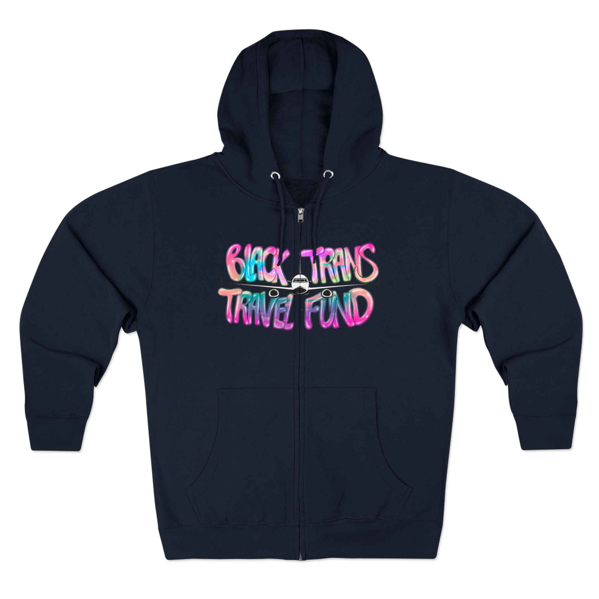 BTTF - Black Trans Travel Fund Unisex Zip-Up Hoodie