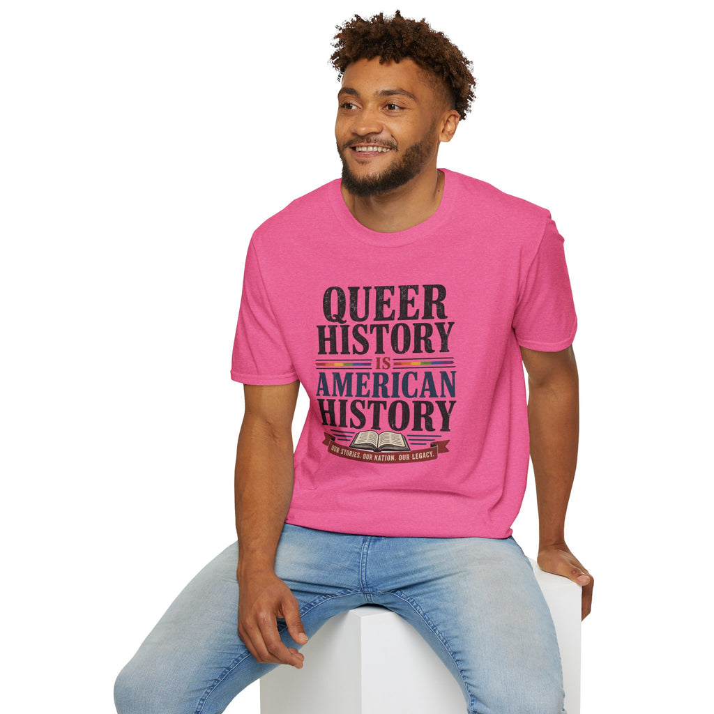Queer History Is American — Graphic T-Shirt