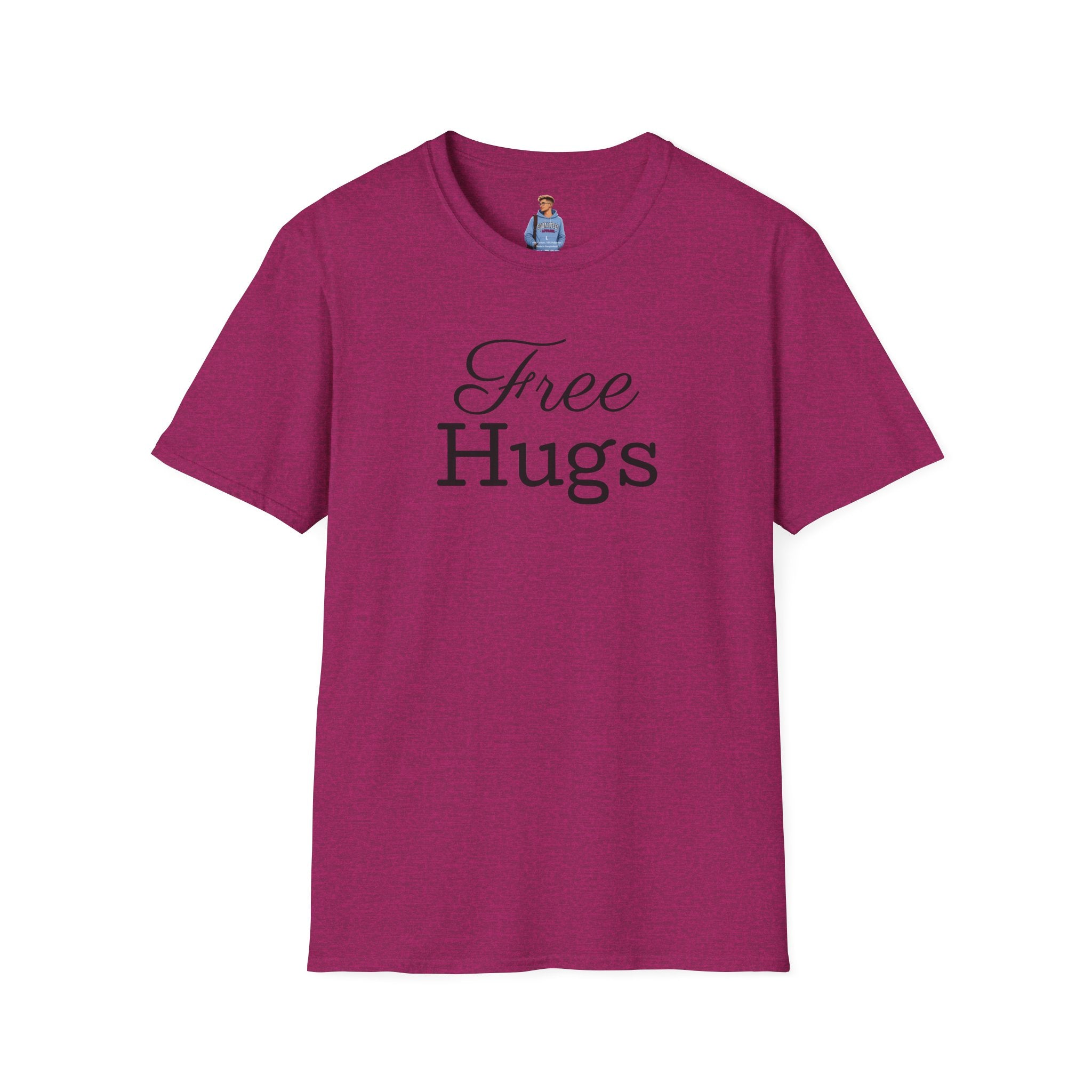 Camiseta unisex de estilo suave con mensaje de apoyo emocional