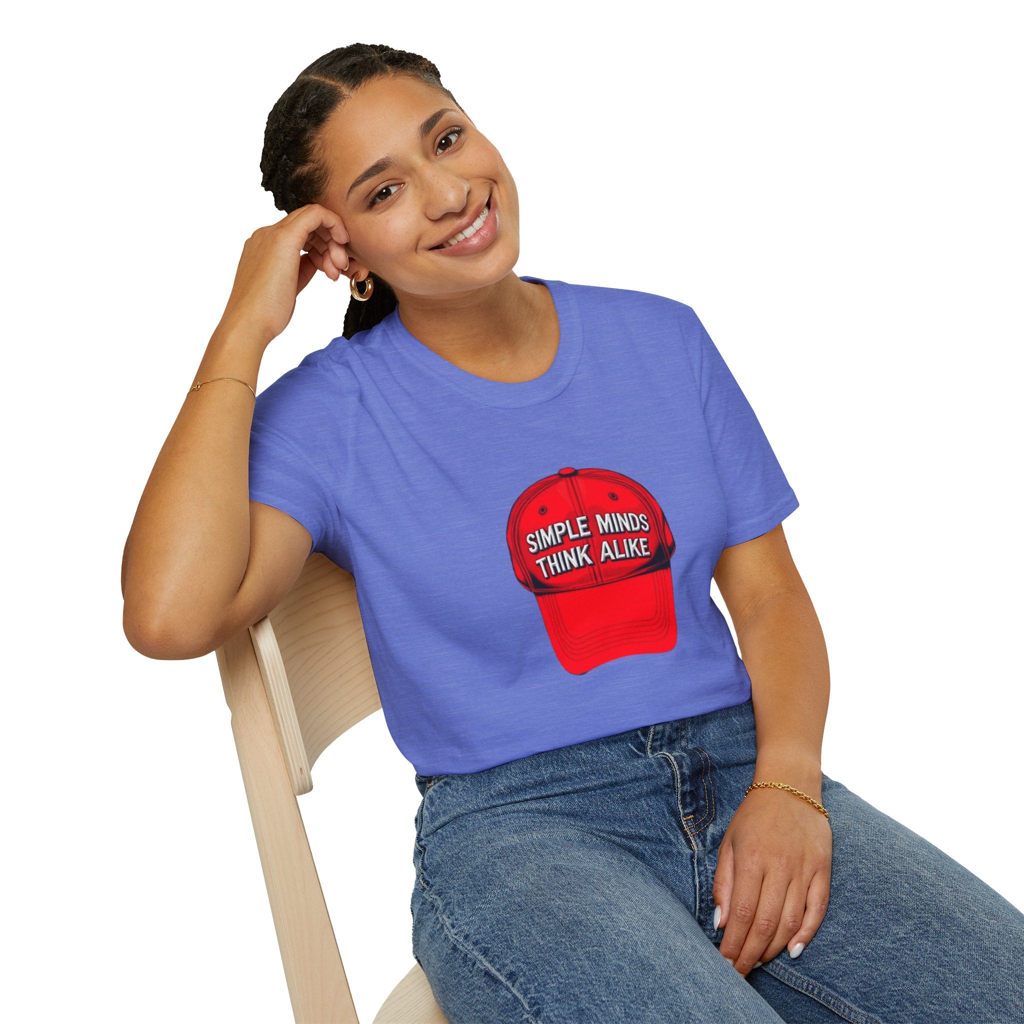 Simple Minds Think Alike T-Shirt' & 'Make America Think Again' Graphic Tee