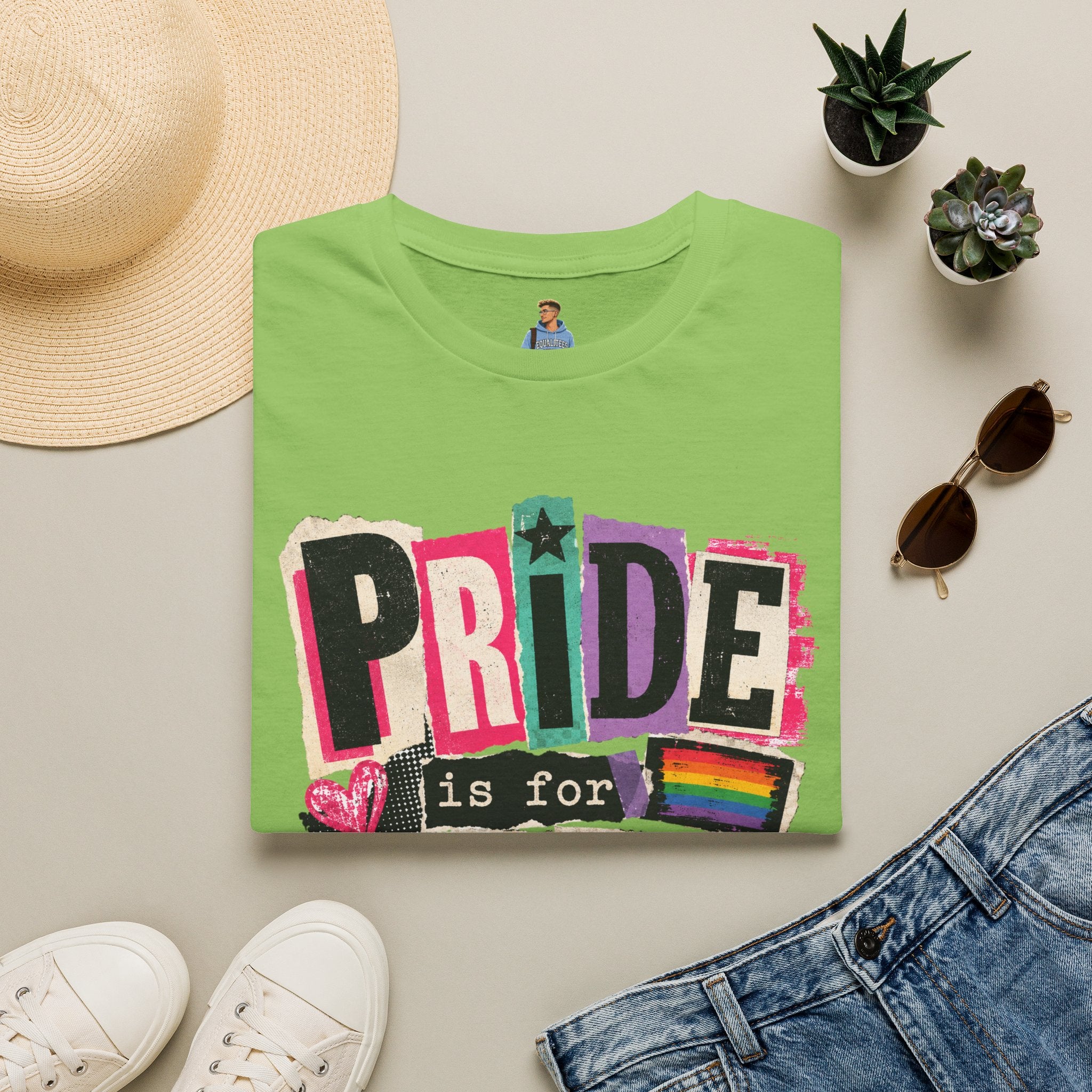 Pride Is for Everyone T-Shirt — Colorful LGBTQ+ Ally Tee