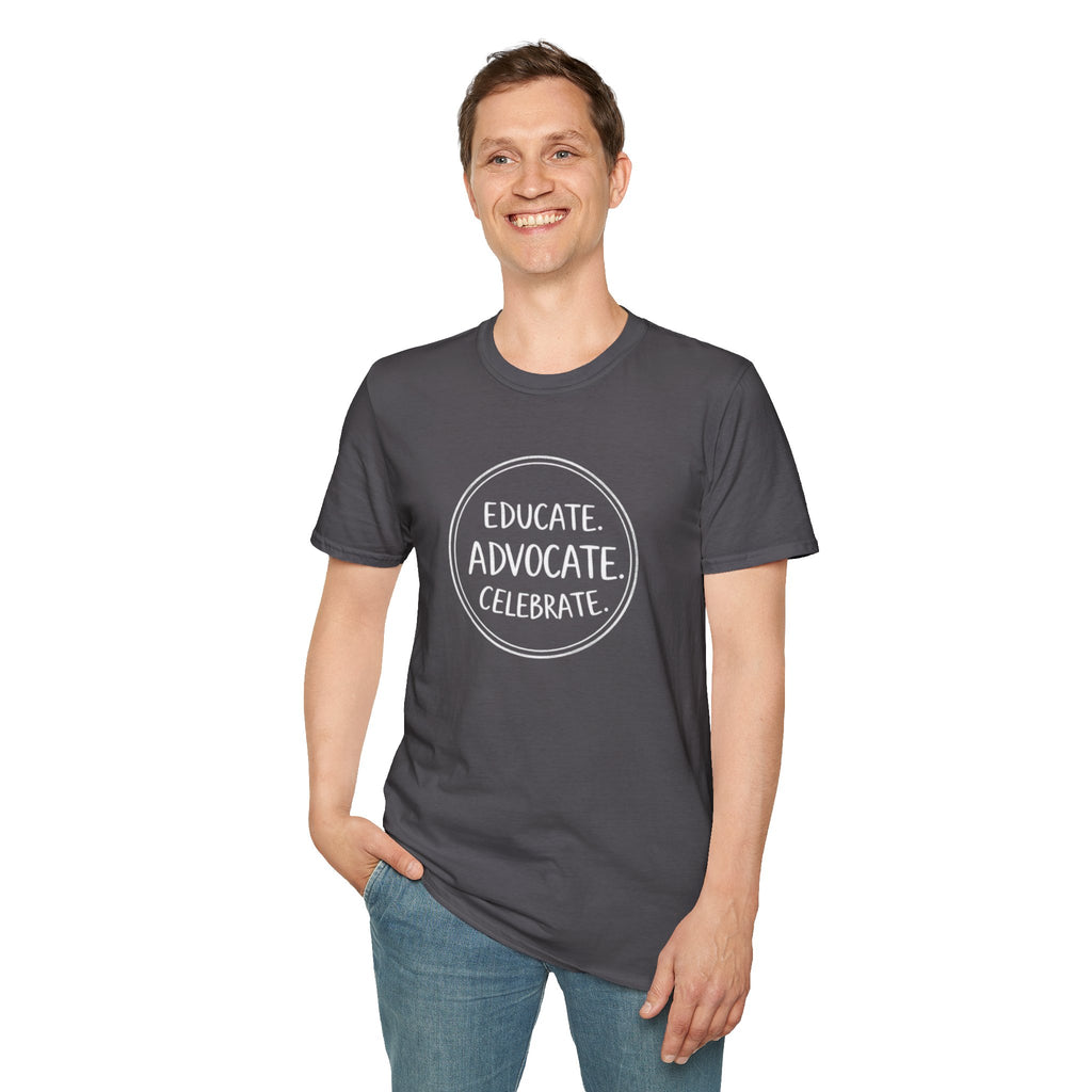 Subtle Pride Educate Advocate Celebrate