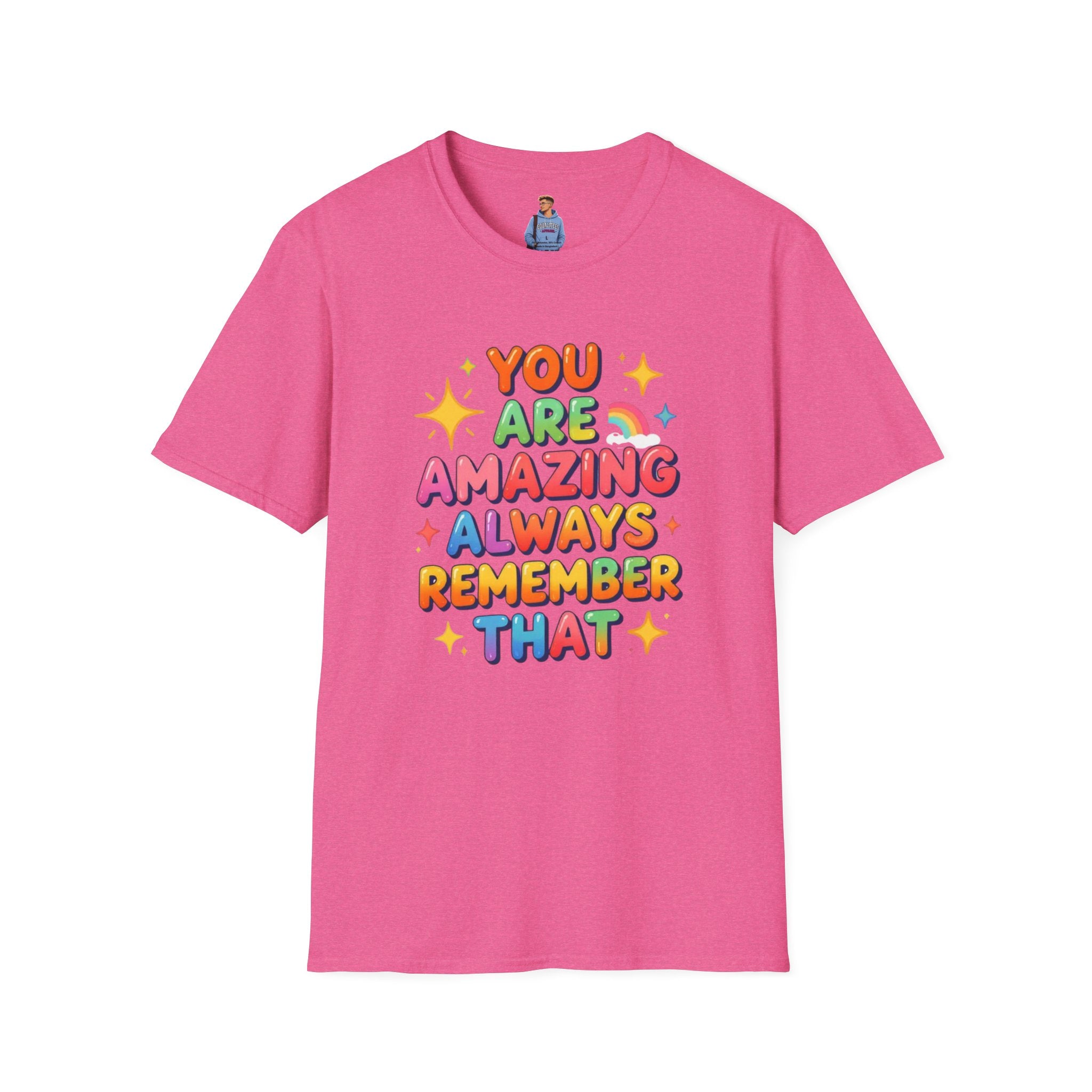 You Are Amazing T-Shirt — Colorful Inspirational Graphic Tee