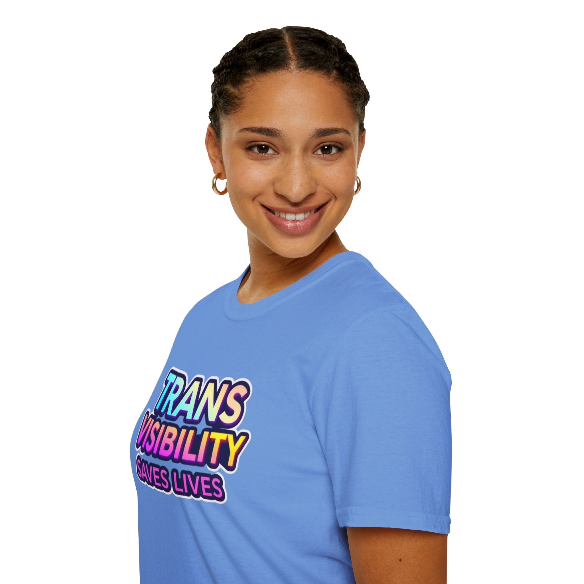 Trans Visibility Saves Lives Statement T-shirt