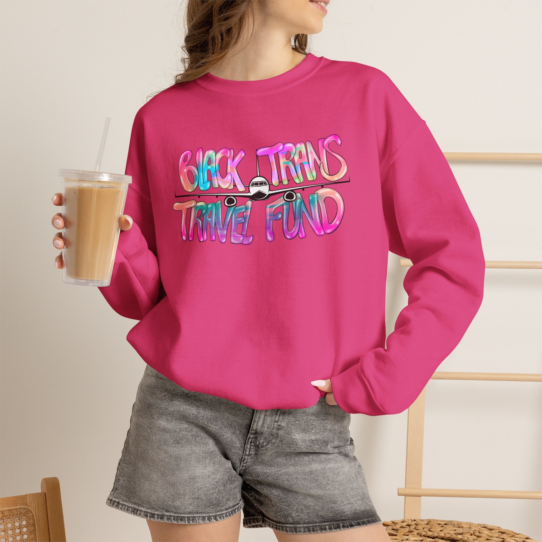 BTTF - Black Trans Travel Fund Unisex Crewneck Sweatshirt