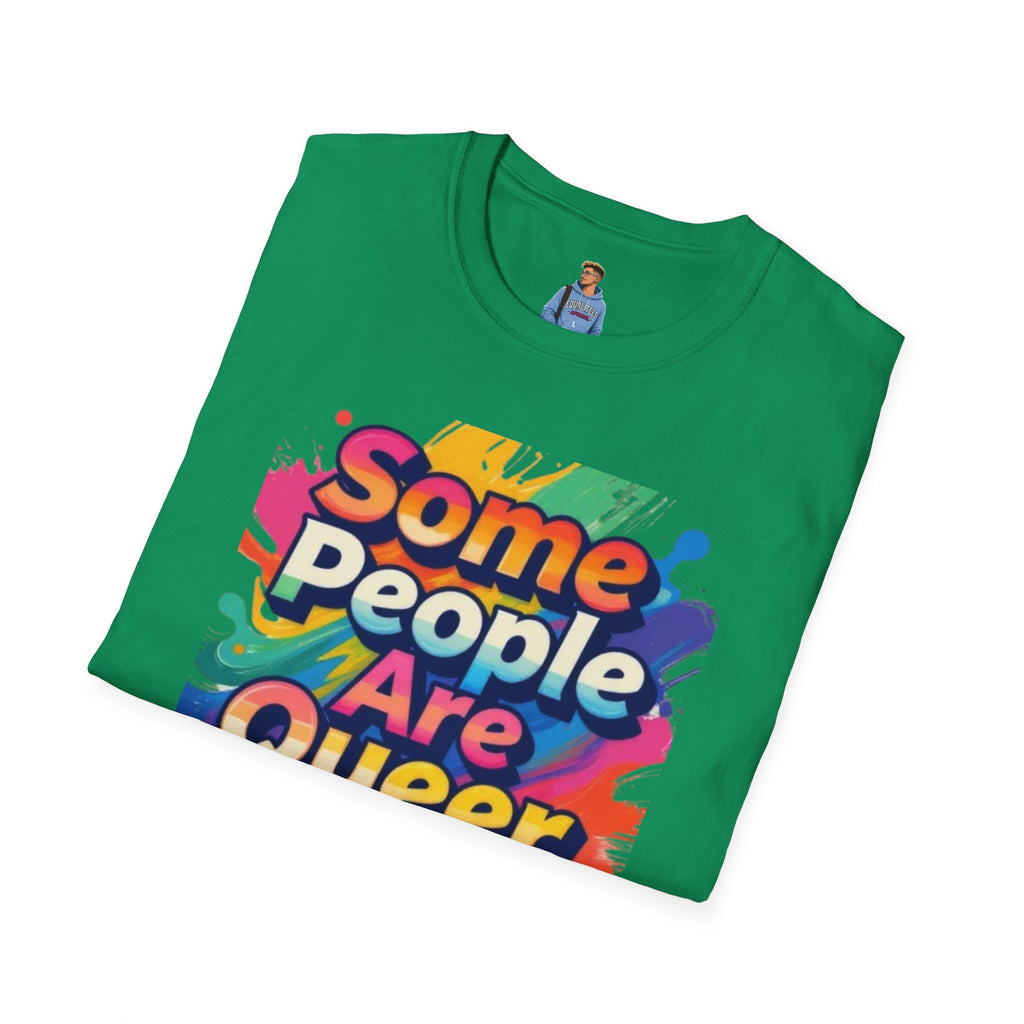 Some People Are Queer T-Shirt Rainbow Graphic
