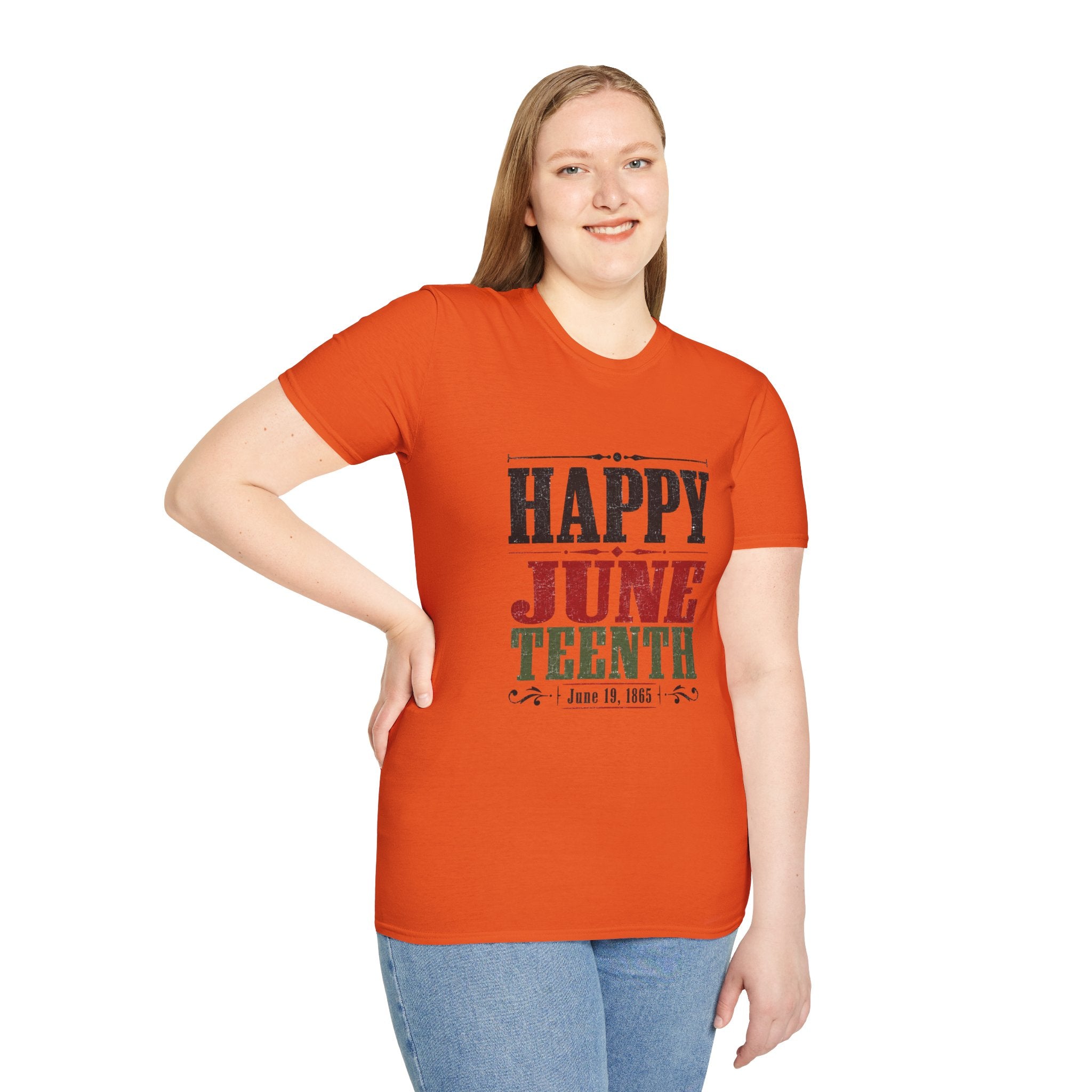 Juneteenth T-Shirt — "Happy Juneteenth" Celebration Tee