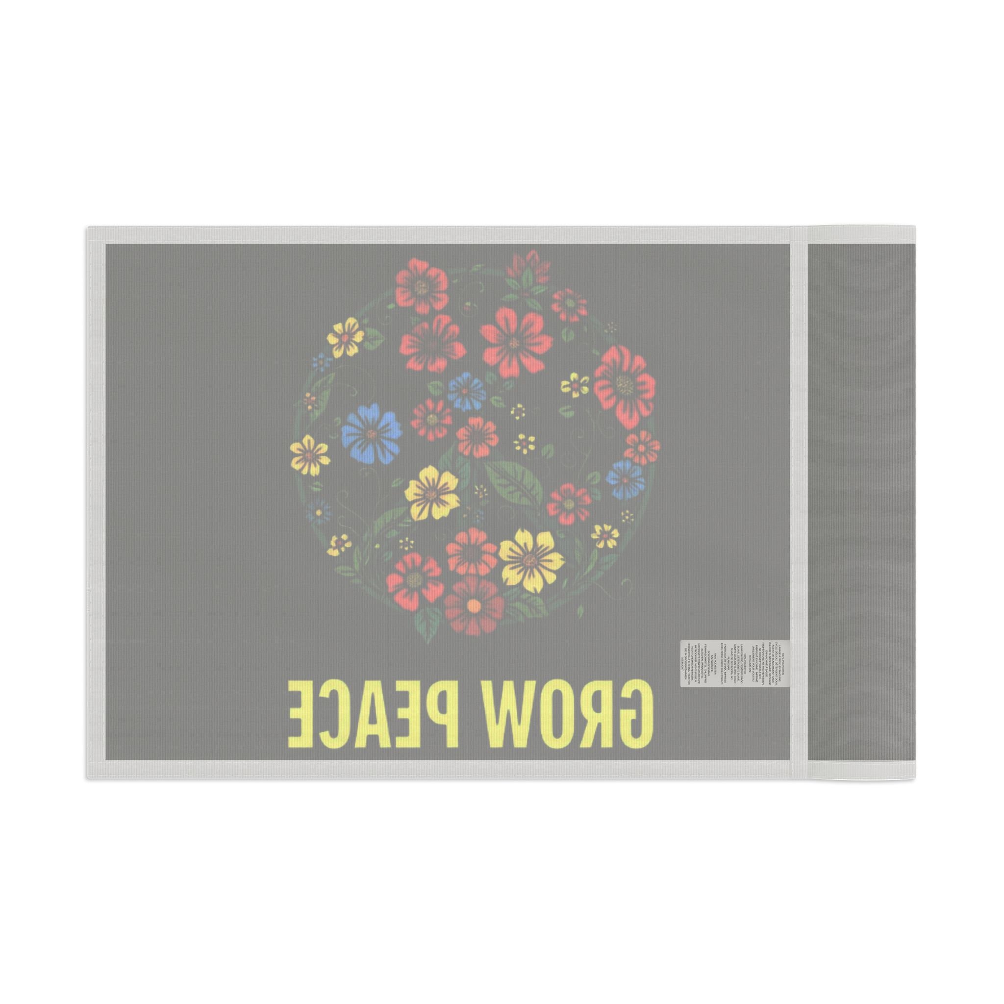 Floral Grow Peace Flag - EqualiTees.Me