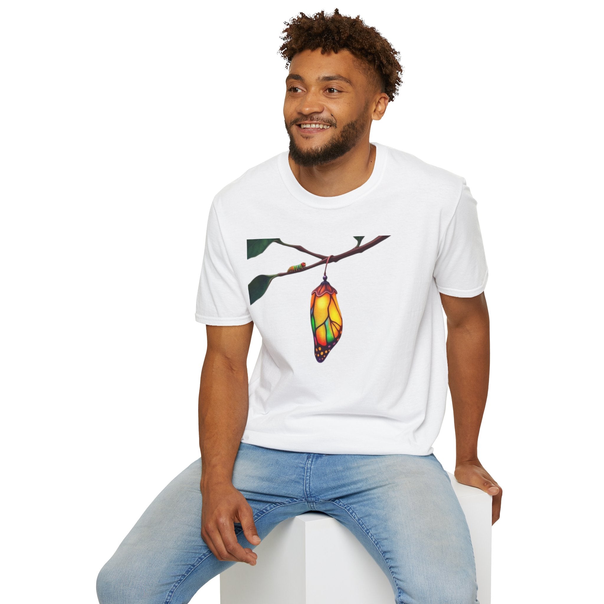 Rainbow Butterfly Cocoon Pride T-Shirt