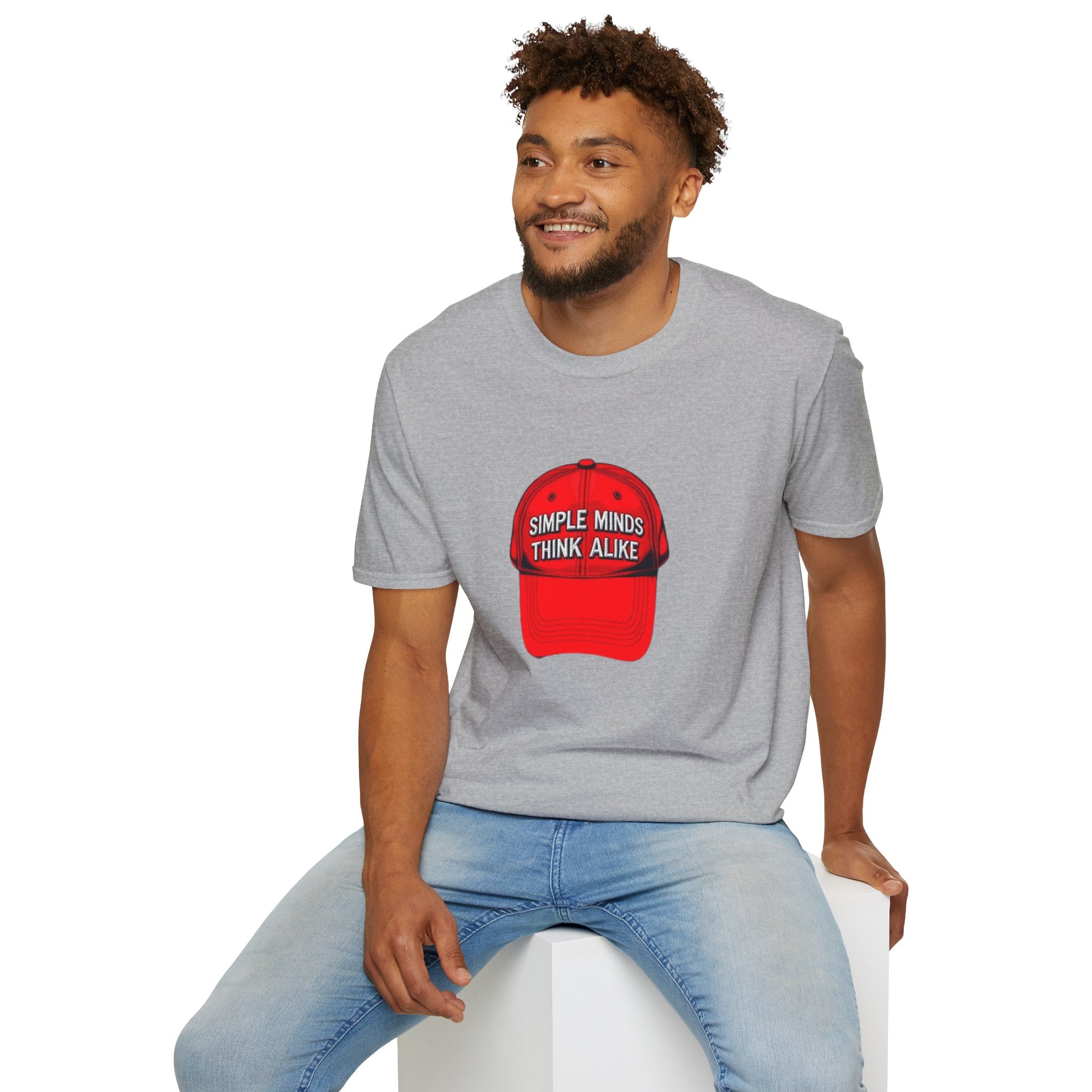 Simple Minds Think Alike T-Shirt' & 'Make America Think Again' Graphic Tee