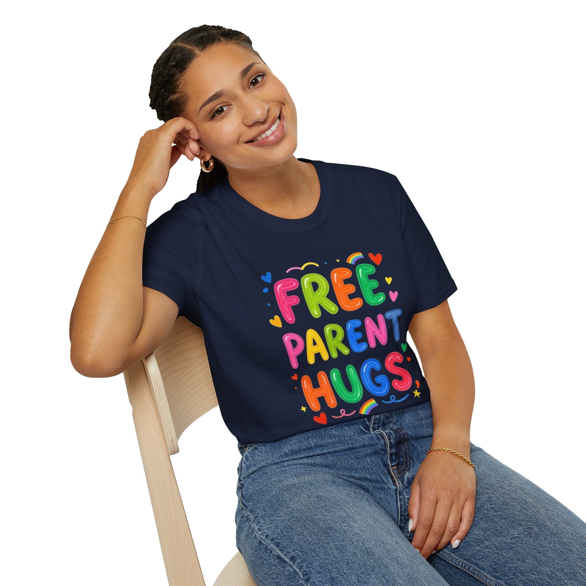 Free Parent Hugs Affirming T-Shirt