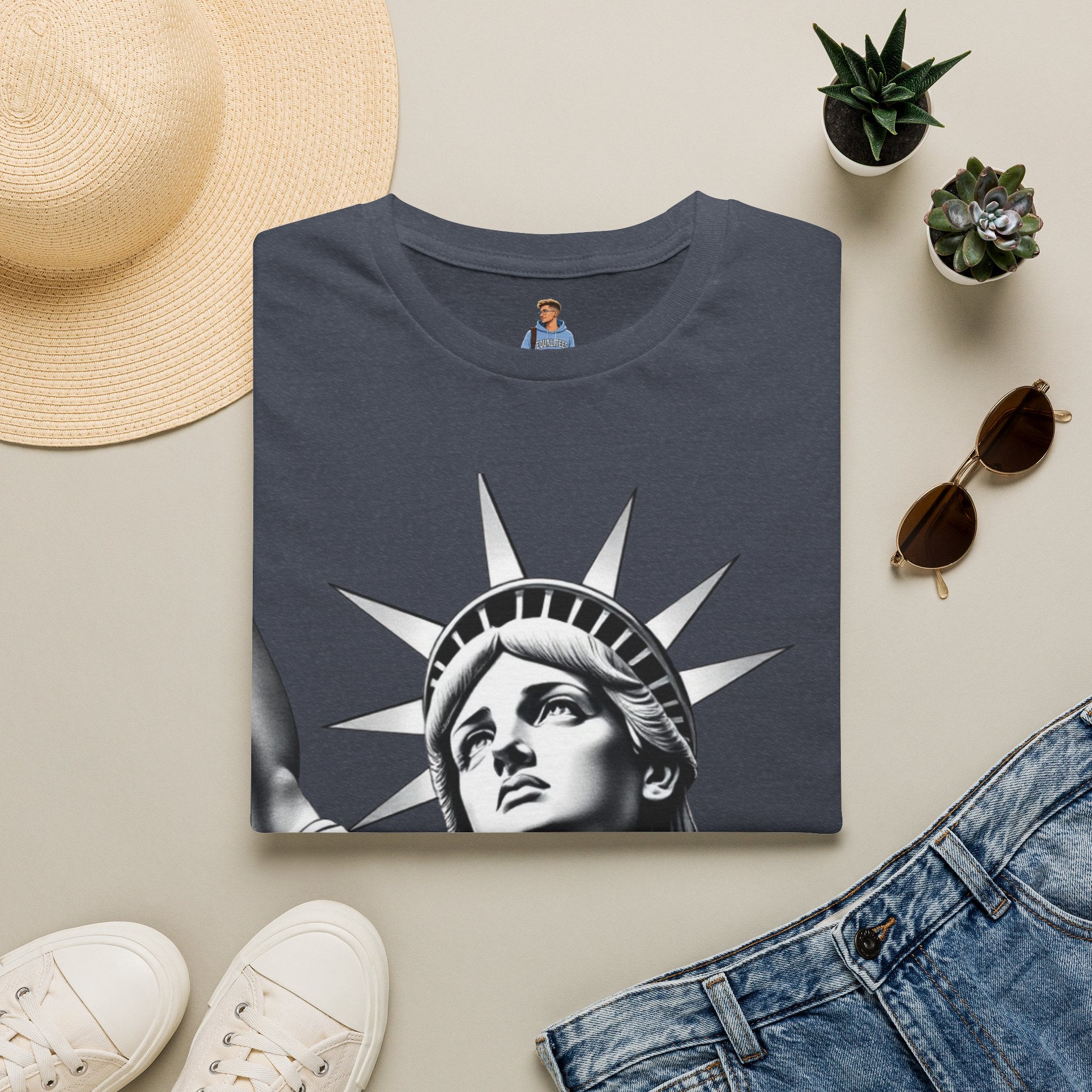 Statue of Liberty Unisex Softstyle T-Shirt
