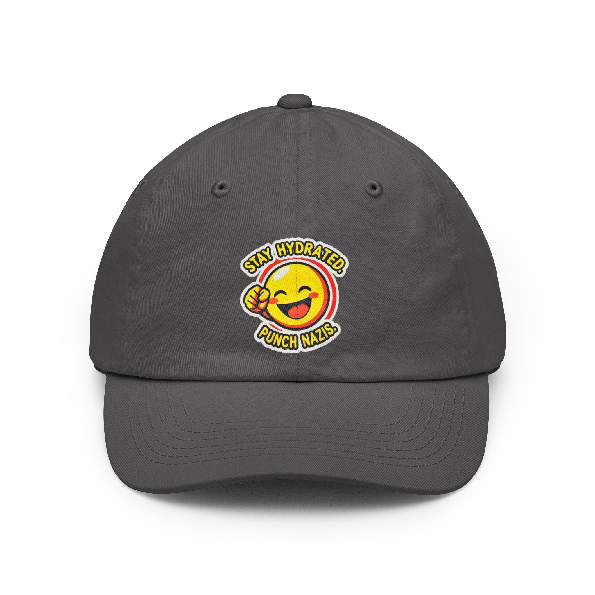 "Stay Hydrated Punch Nazis" Smiley Cap