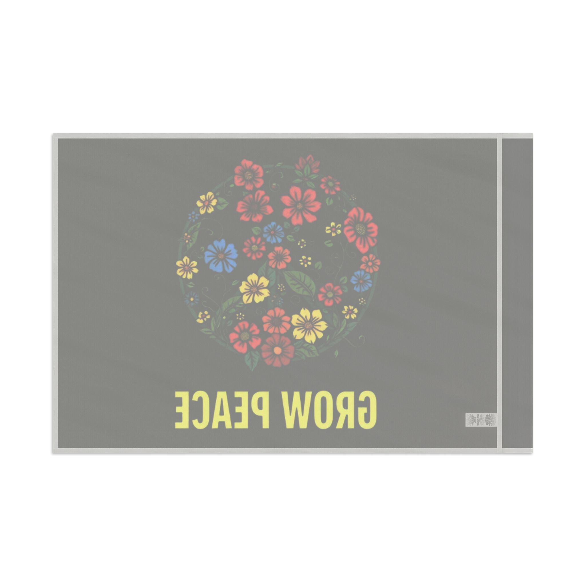 Floral Grow Peace Flag - EqualiTees.Me