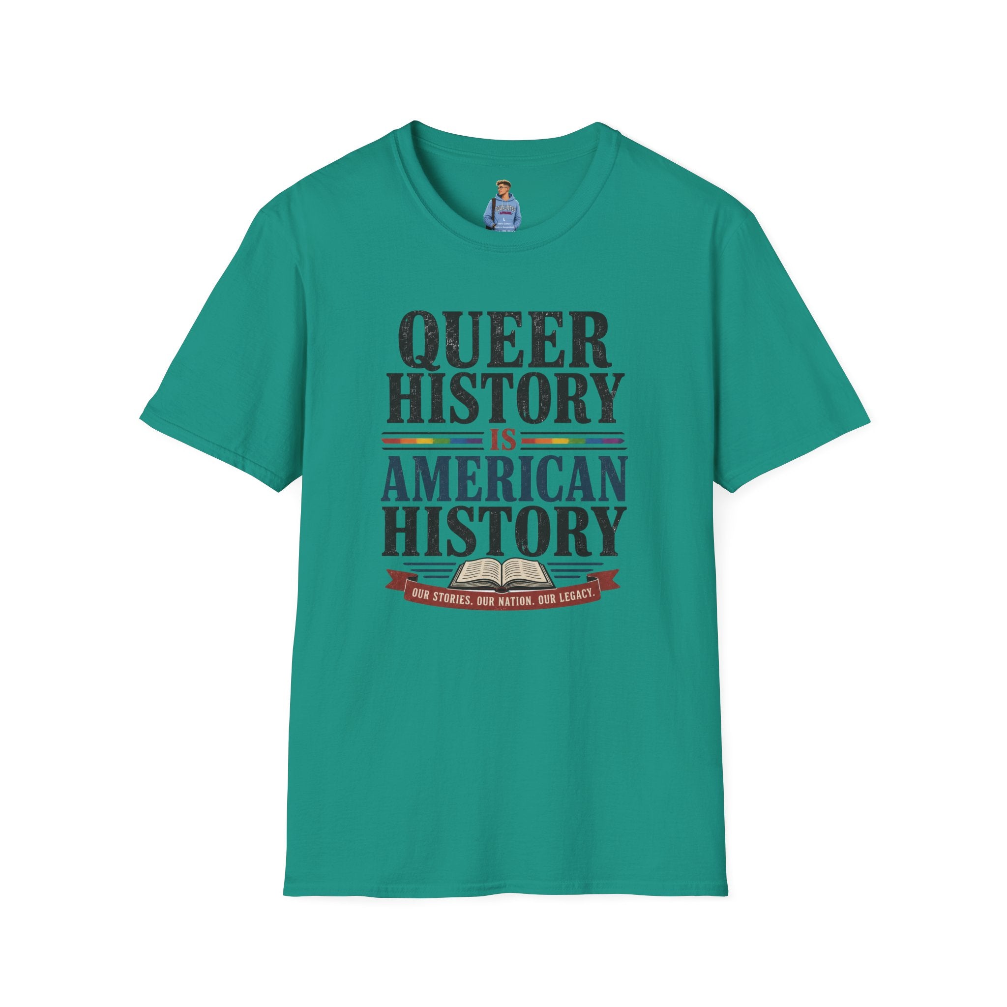 Queer History Is American — Graphic T-Shirt