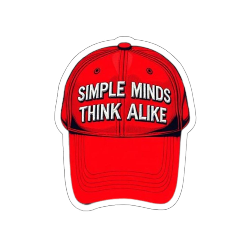 Simple Minds Think Alike Sticker - EqualiTees.Me