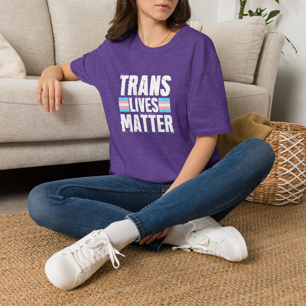 Trans Lives Matter Unisex Softstyle T-Shirt - Support LGBTQ+ Rights