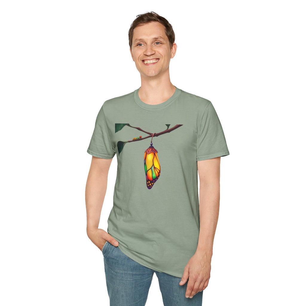 Rainbow Butterfly Cocoon Pride T-Shirt