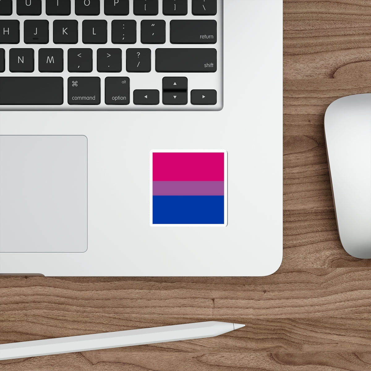 Die-Cut Stickers - Bisexual Pride Flag - EqualiTees.Me