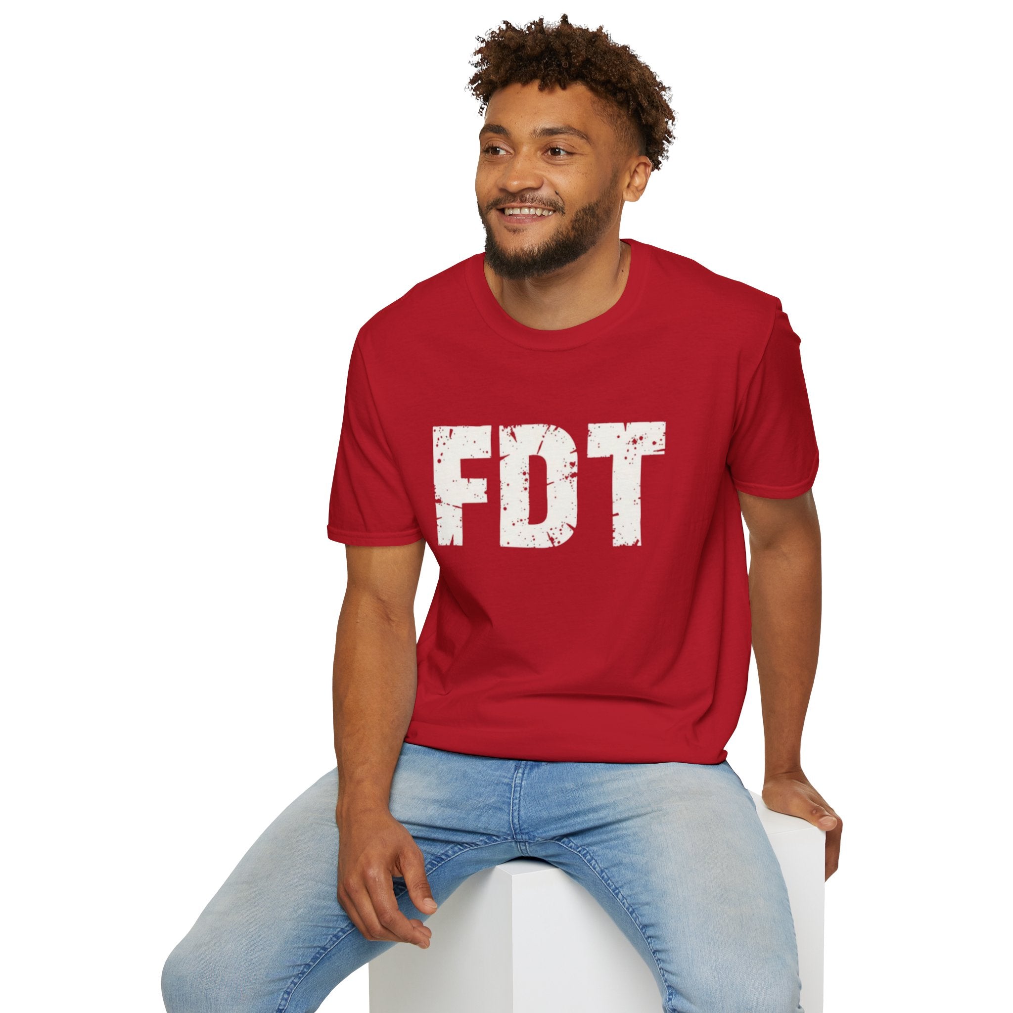 FDT Political Protest Distressed Graphic T-Shirt