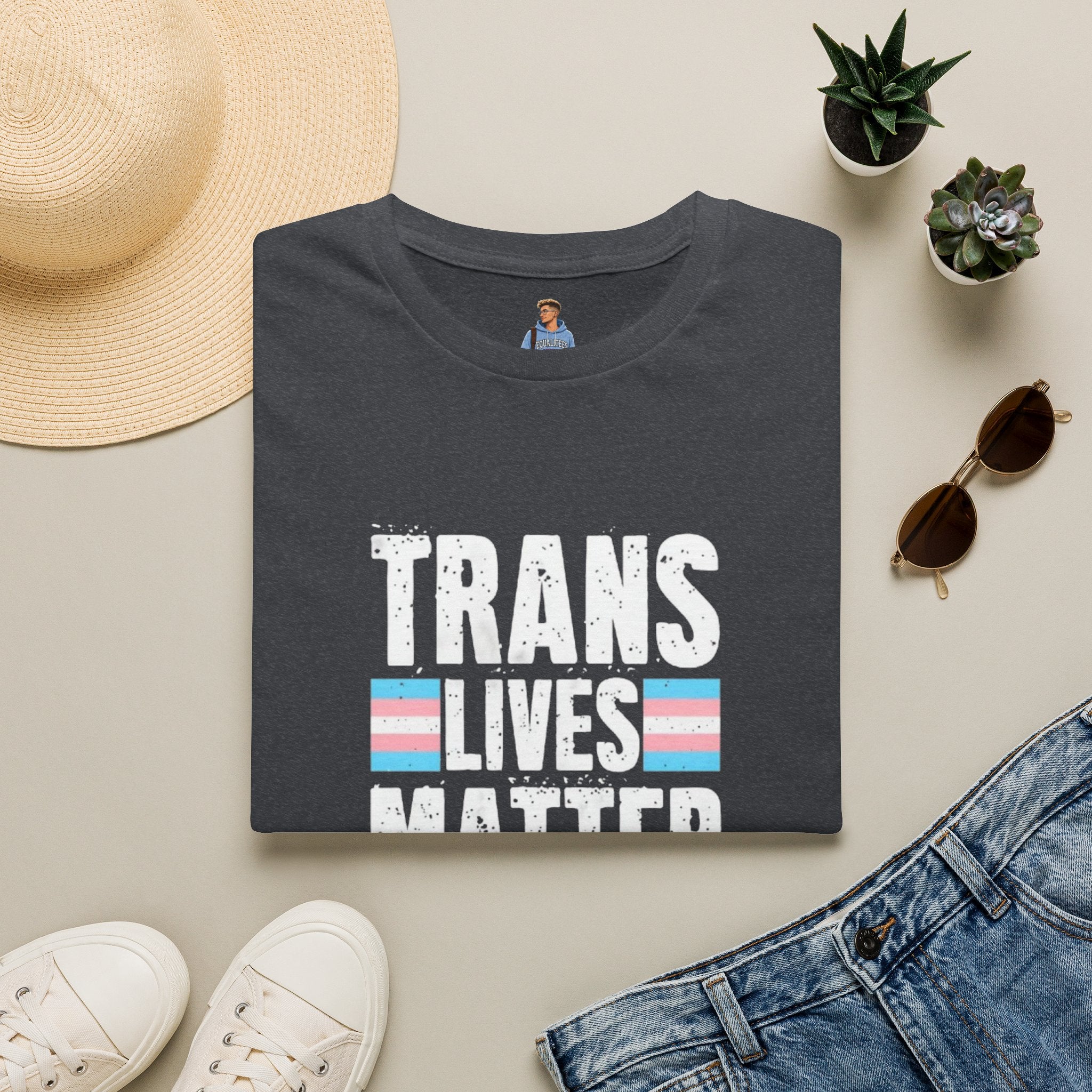 Trans Lives Matter Unisex Softstyle T-Shirt - Support LGBTQ+ Rights