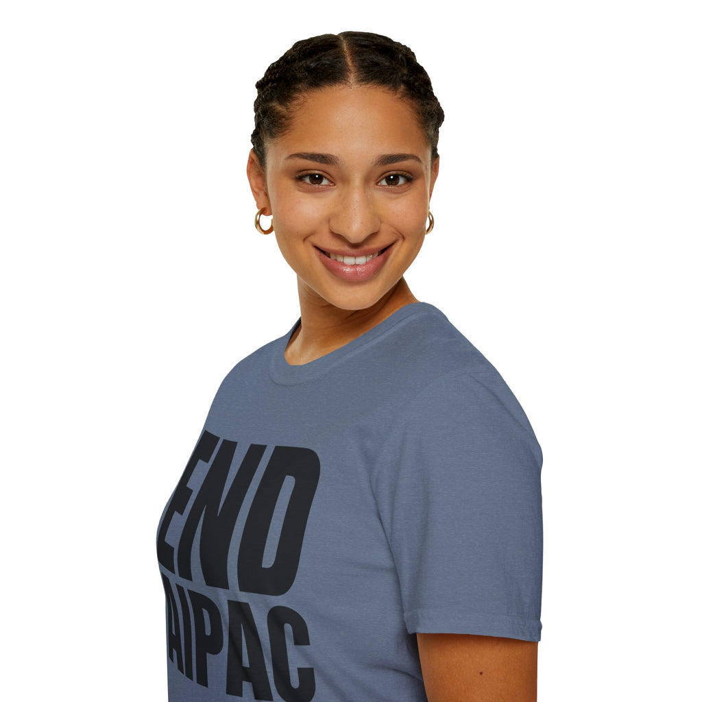 END AIPAC Bold Protest T-Shirt