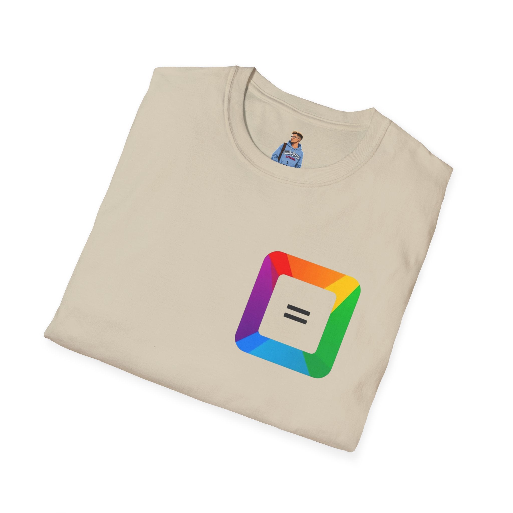 Pride-Theme Unisex Softstyle T-Shirt - "True freedom is Equality for ALL"