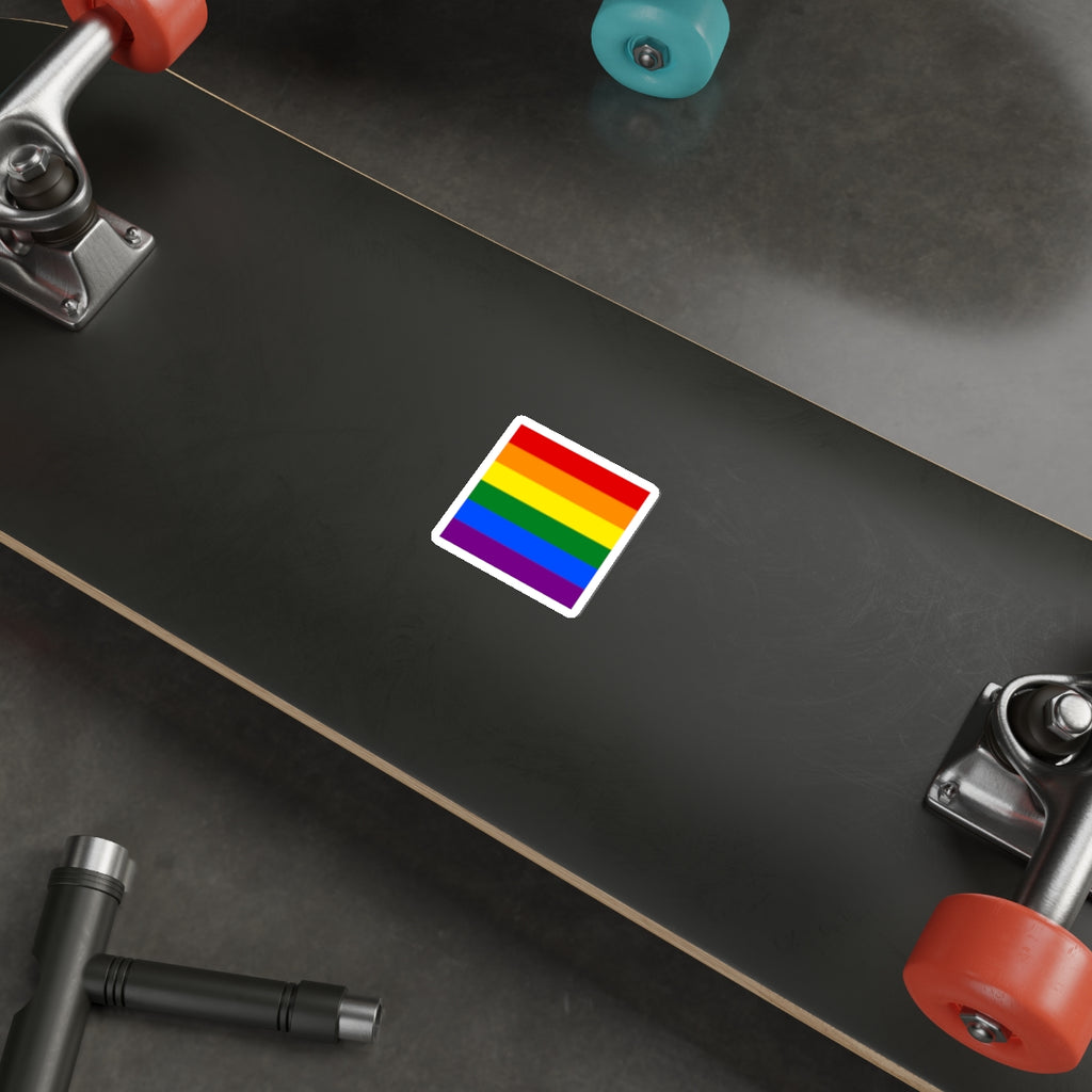 Die-Cut Stickers - Rainbow Flag - EqualiTees.Me