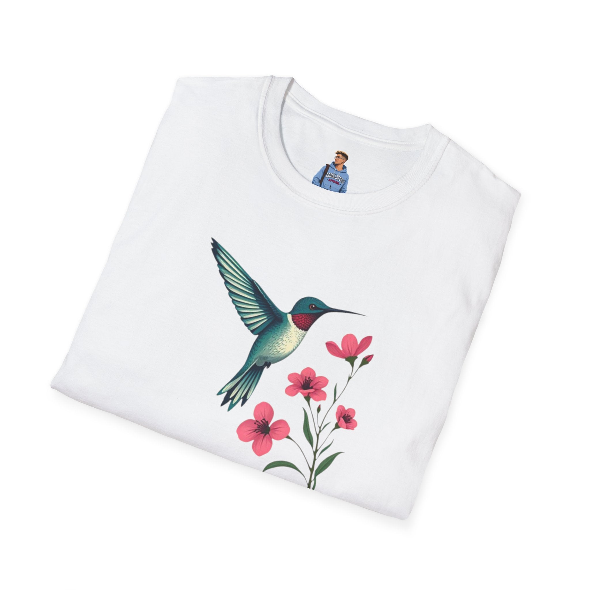 Floral Hummingbird T-Shirt