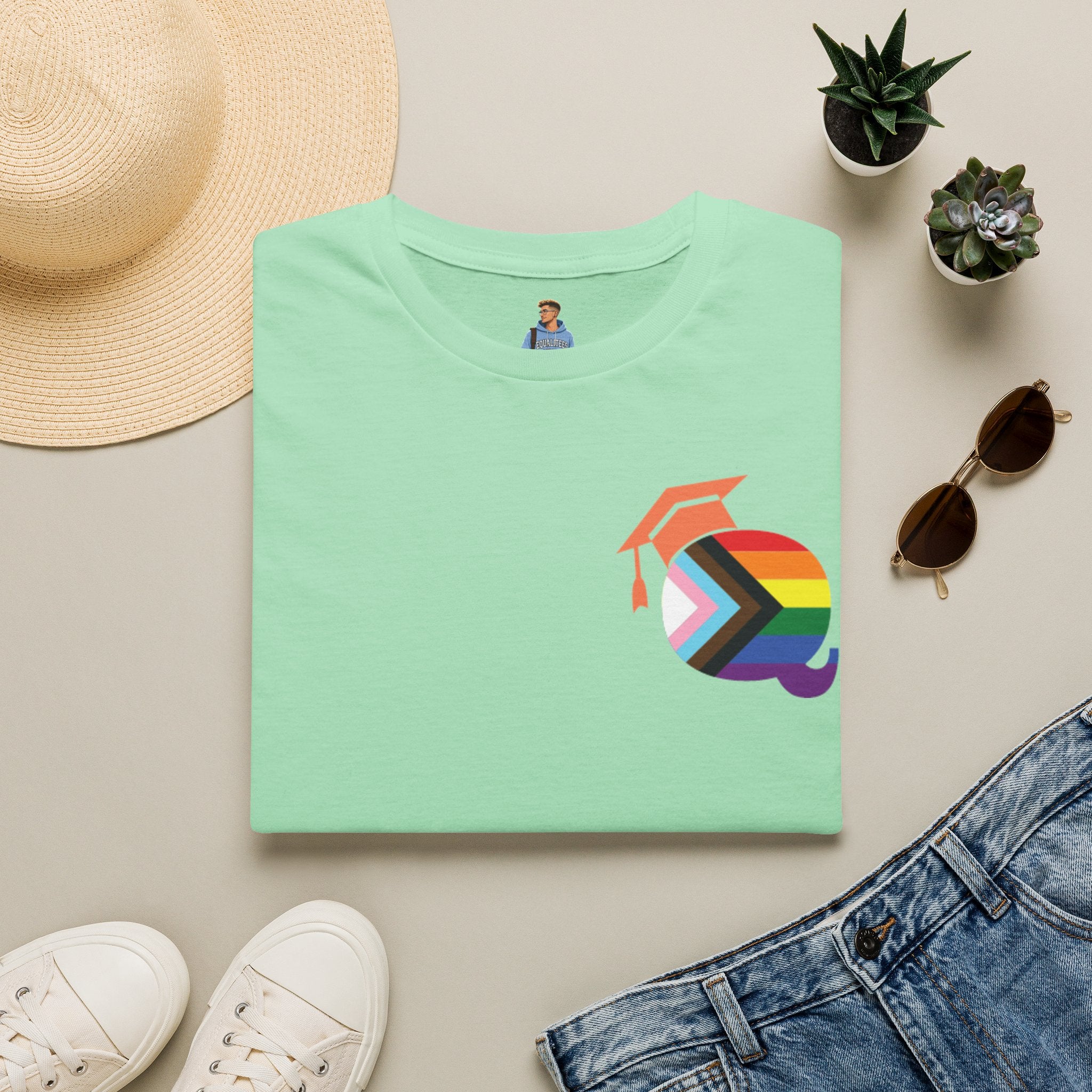 TWQ - Teaching While Queer Unisex Softstyle Logo T-shirt