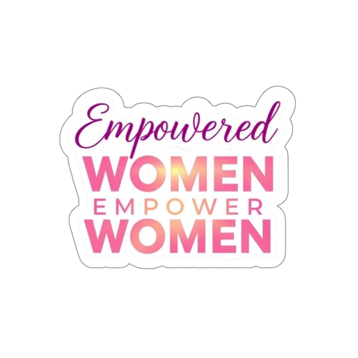 Empower Women Die-Cut Sticker