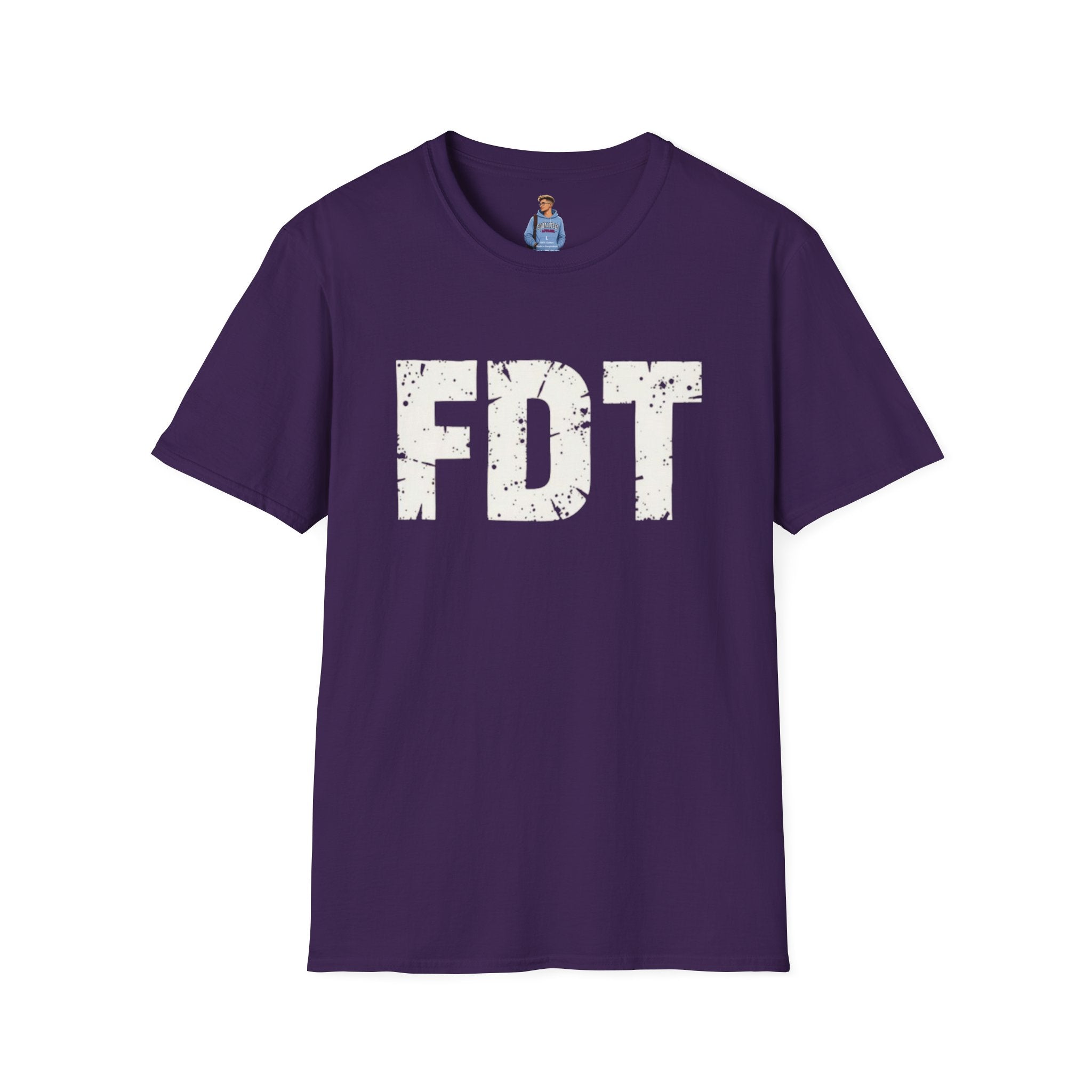 FDT Political Protest Distressed Graphic T-Shirt