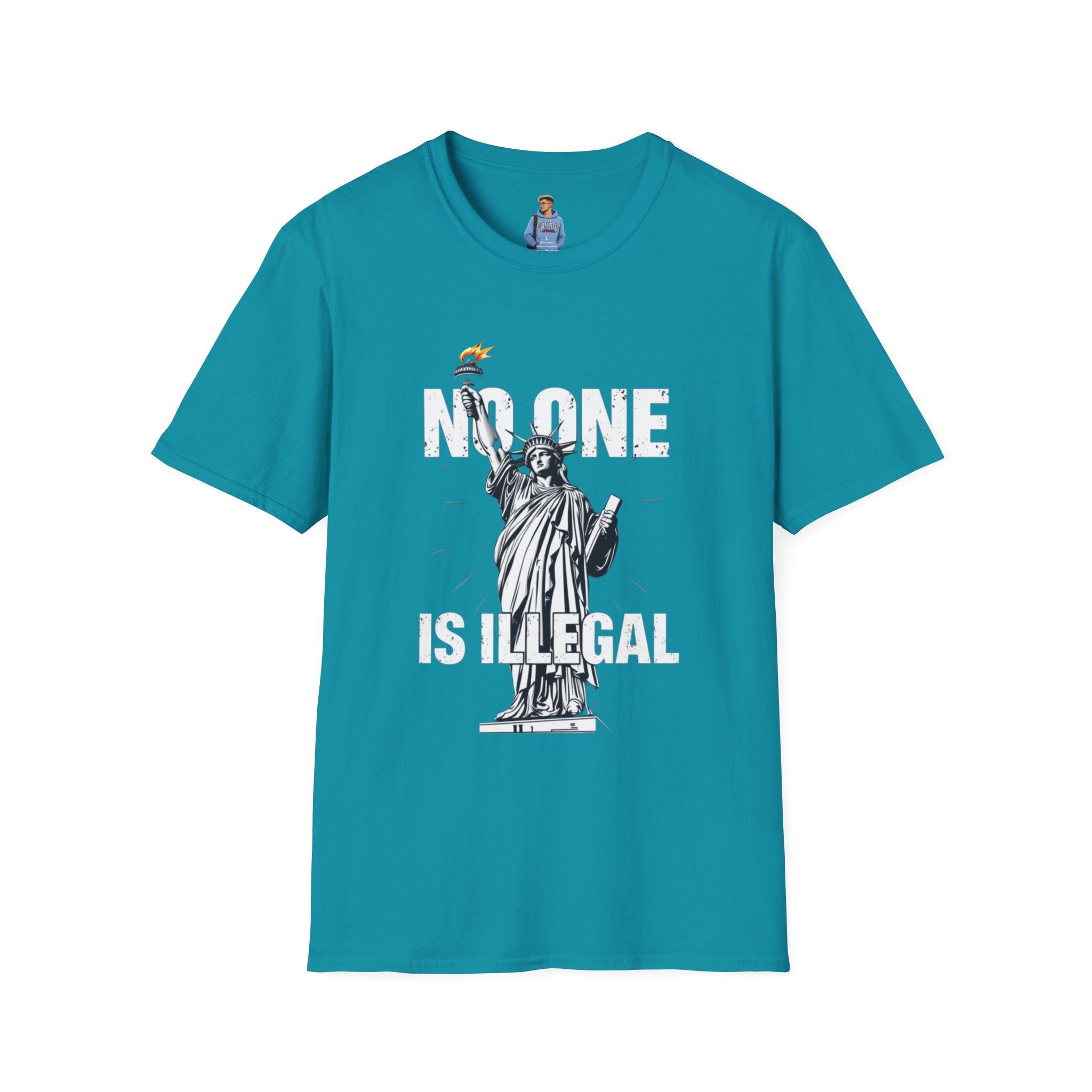 No One Is Illegal Graphic T-shirt