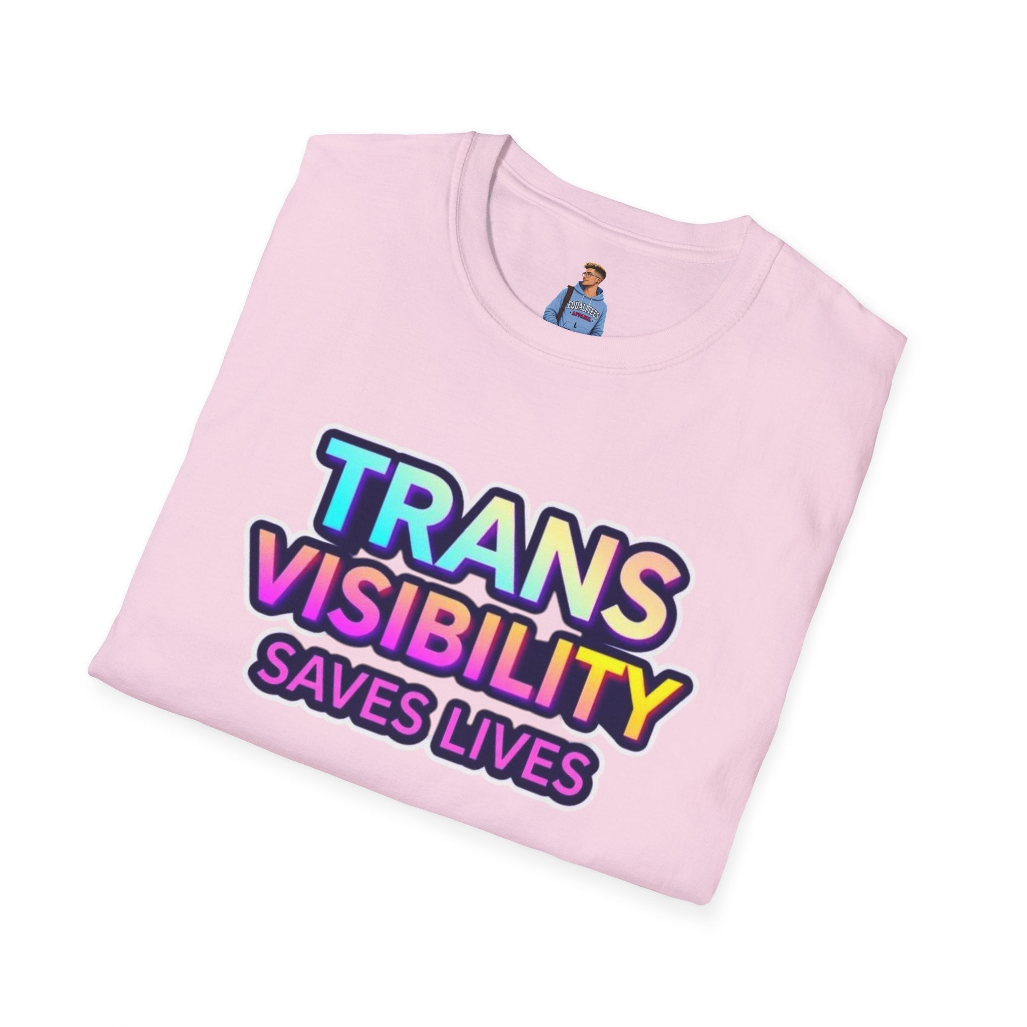 Trans Visibility Saves Lives Statement T-shirt