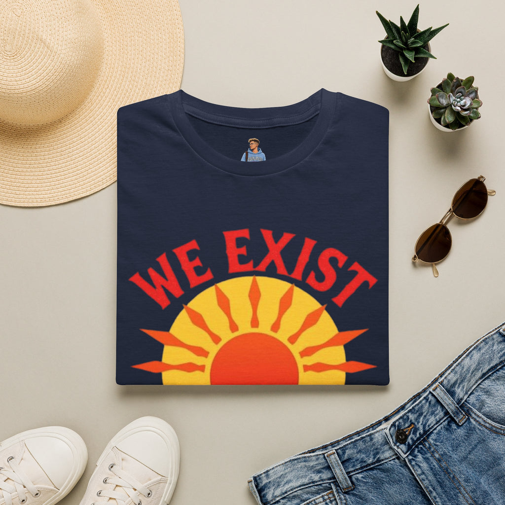Unisex Softstyle T-Shirt, We Exist We Resist We Rise
