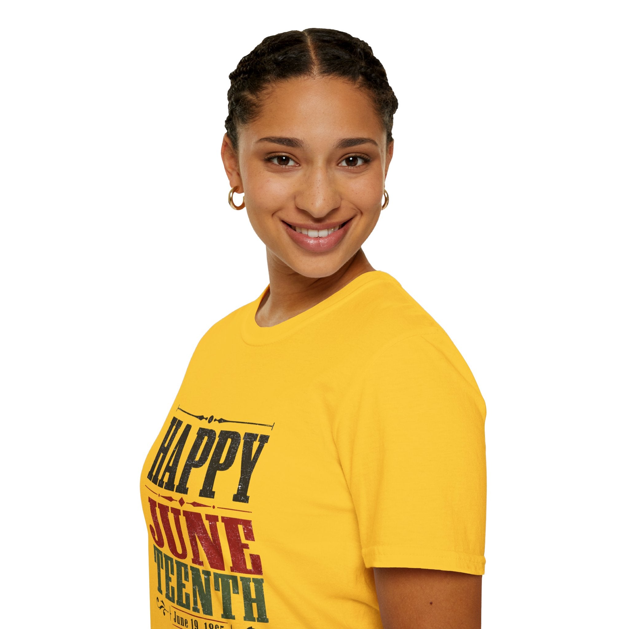 Juneteenth T-Shirt — "Happy Juneteenth" Celebration Tee