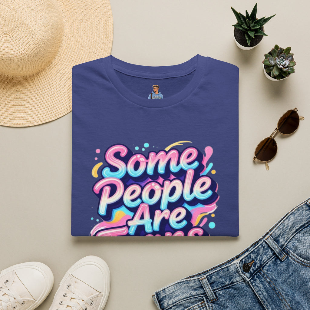 Some People are Trans T-Shirt — "Some People Are Trans. Get Over It." Colorful Pride Tee