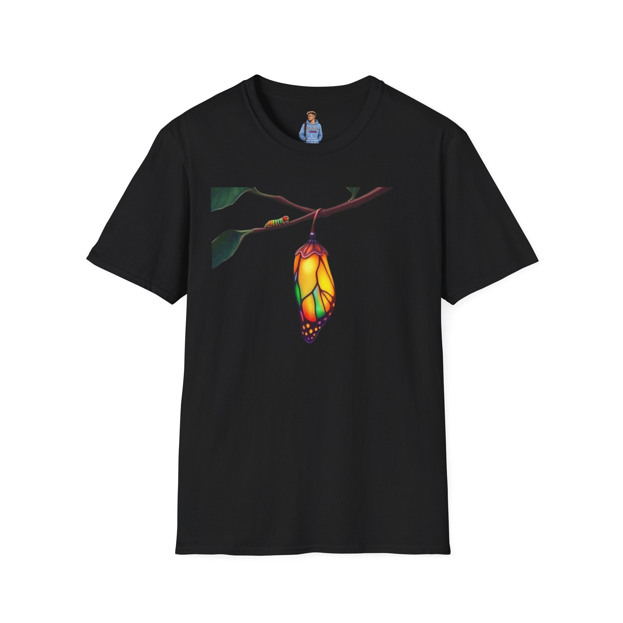 Rainbow Butterfly Cocoon Pride T-Shirt