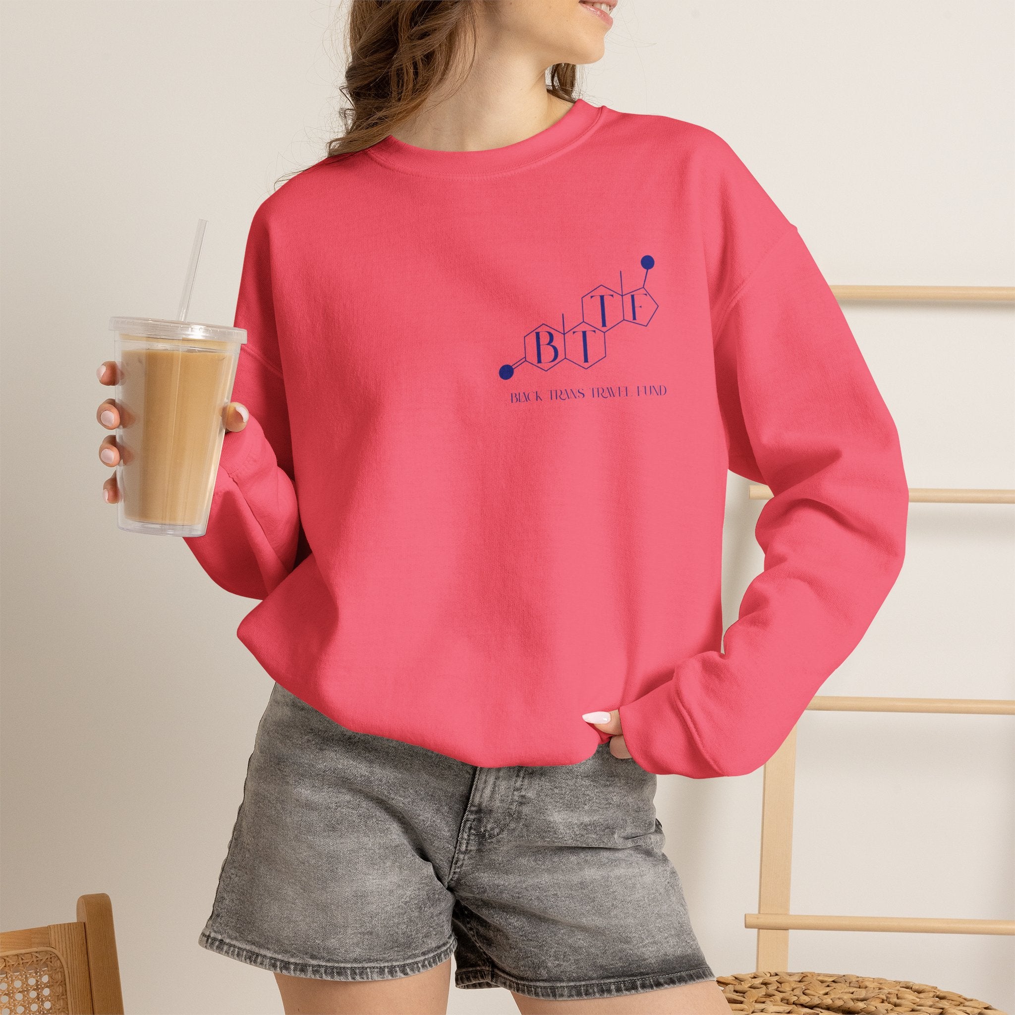 BTTF - Black Trans Travel Fund Unisex Crewneck Sweatshirt
