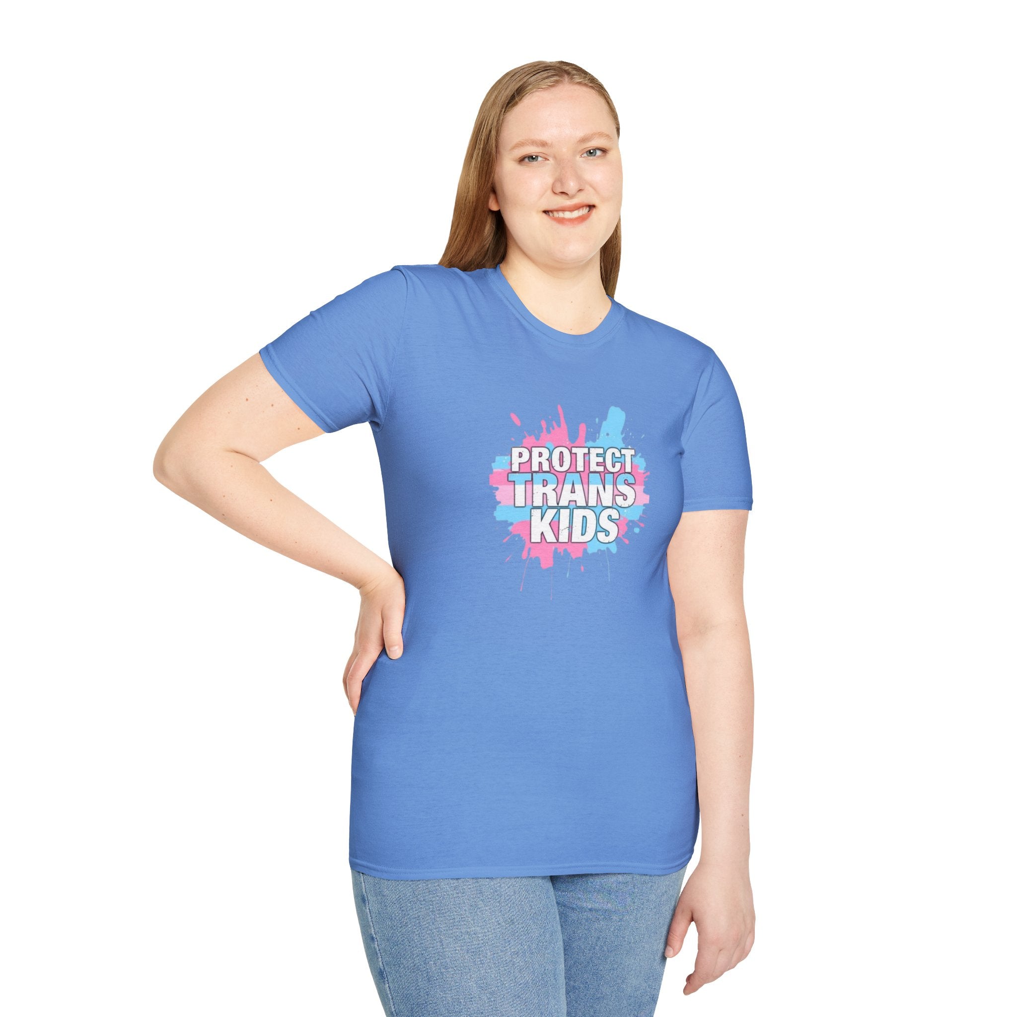 Camiseta unisex infantil "Protect Trans" - Ropa de apoyo LGBTQ+